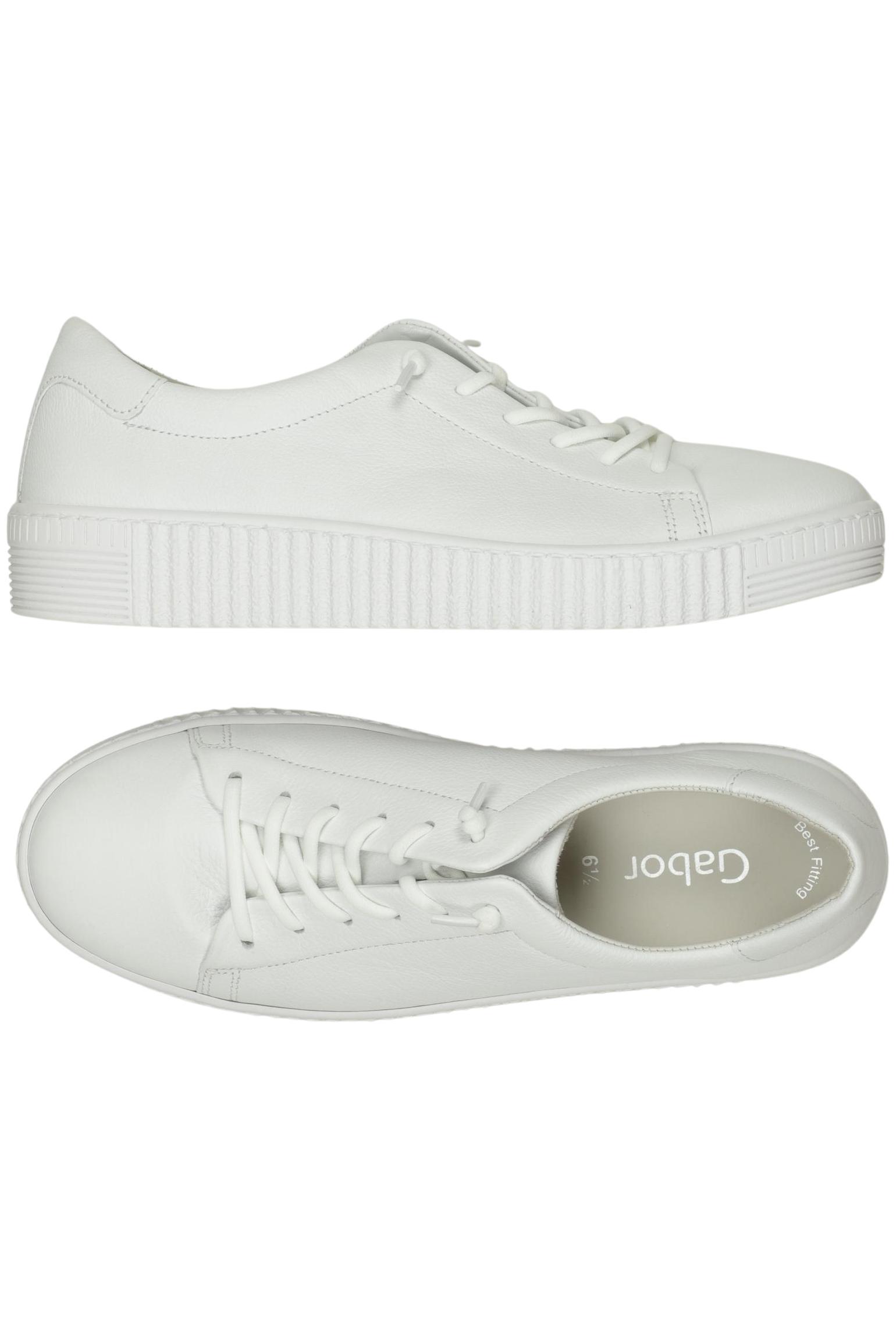 

Gabor Damen Sneakers, weiß, Gr. 6.5