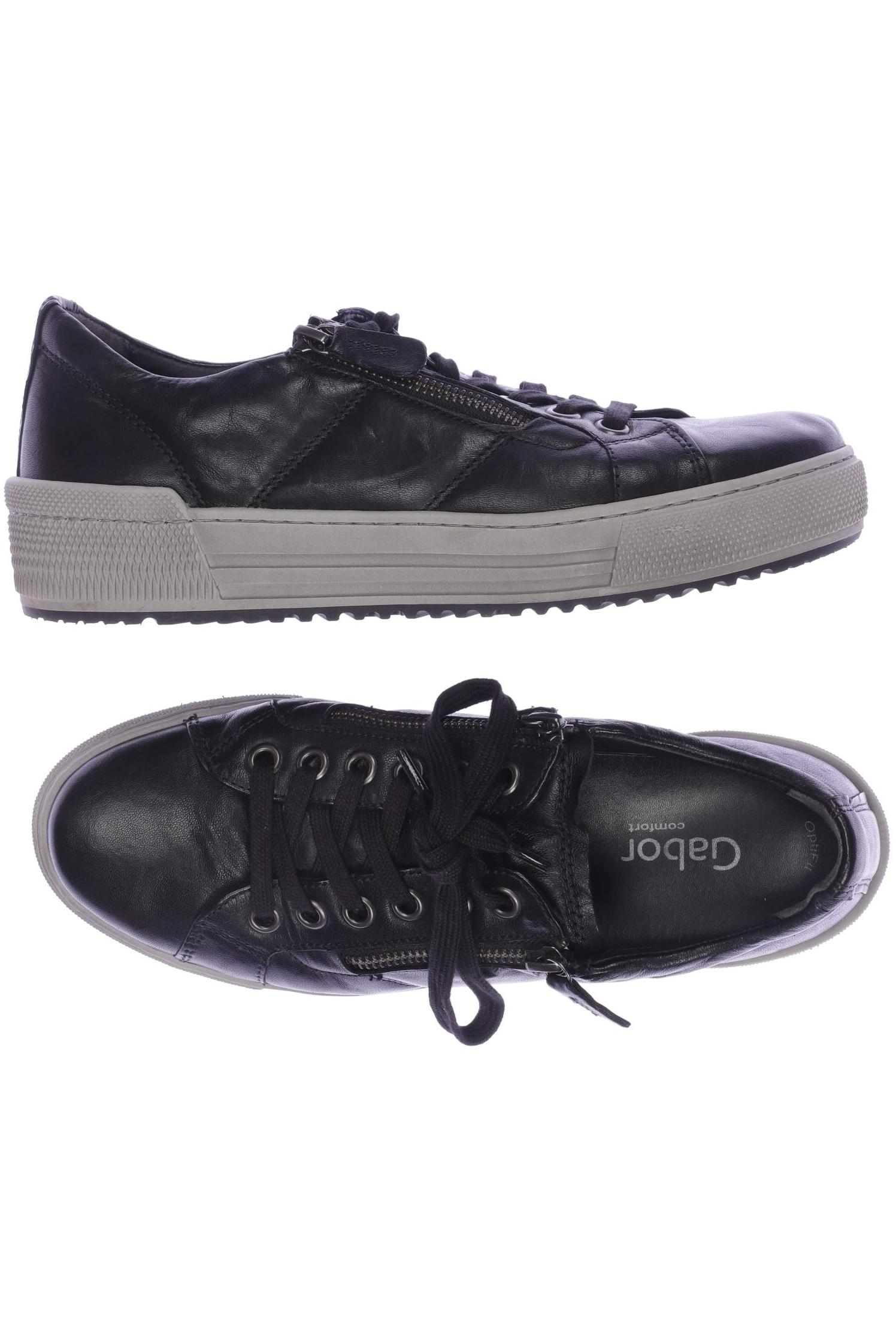 

Gabor Damen Sneakers, schwarz, Gr. 6.5