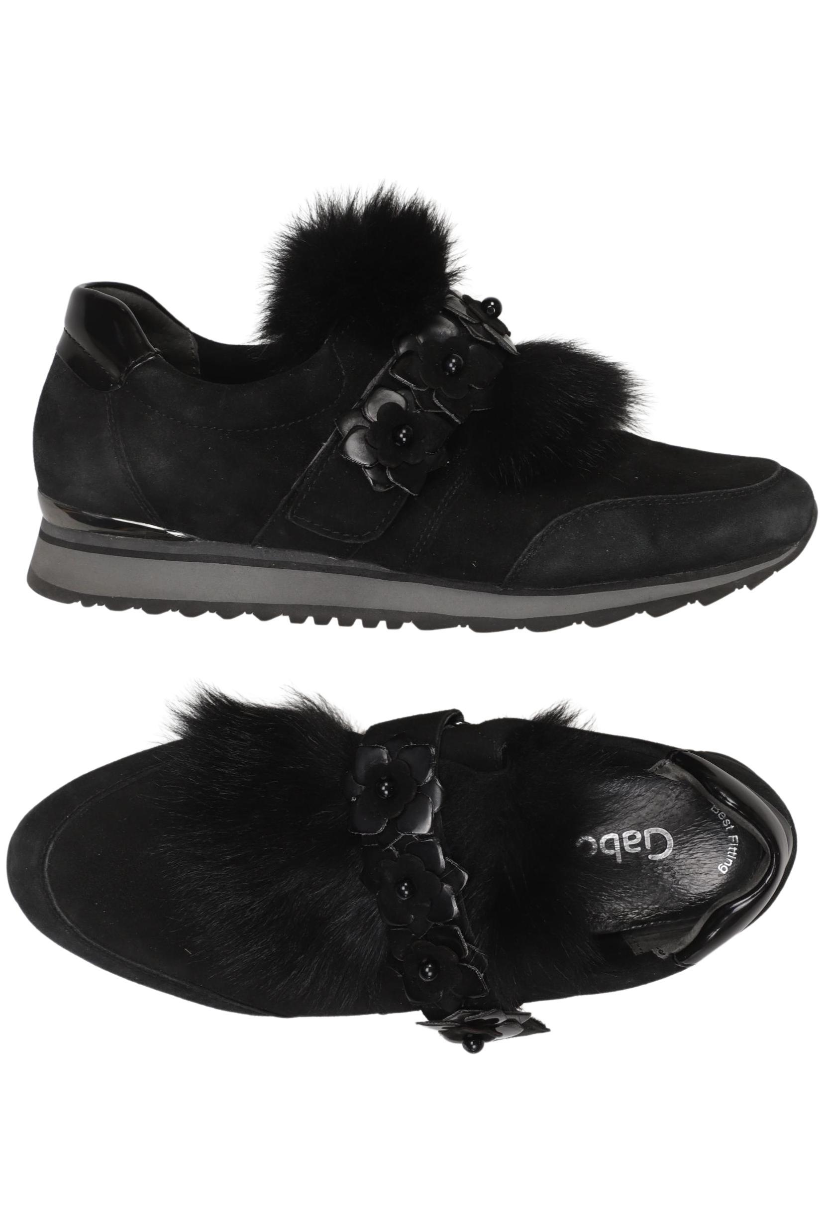 

Gabor Damen Sneakers, schwarz, Gr. 6.5