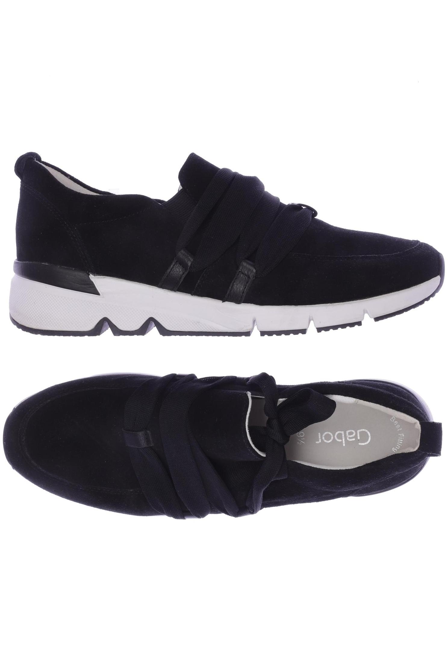 

Gabor Damen Sneakers, schwarz, Gr. 9.5