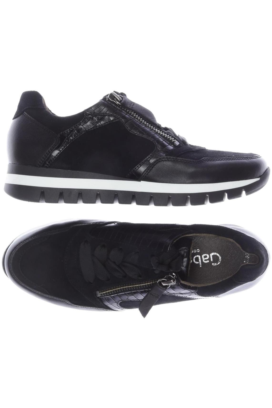 

Gabor Damen Sneakers, schwarz, Gr. 3