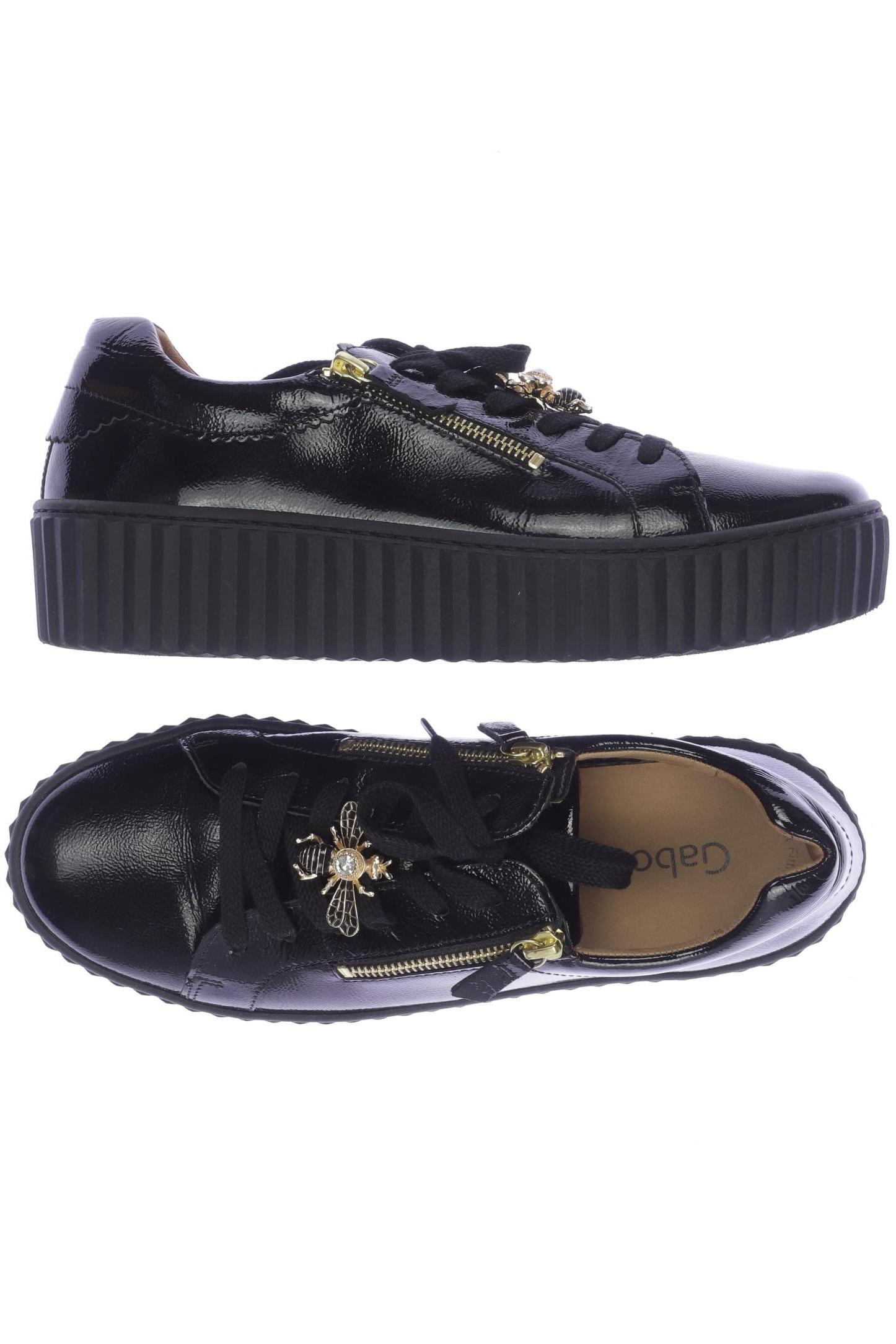 

Gabor Damen Sneakers, schwarz, Gr. 8.5