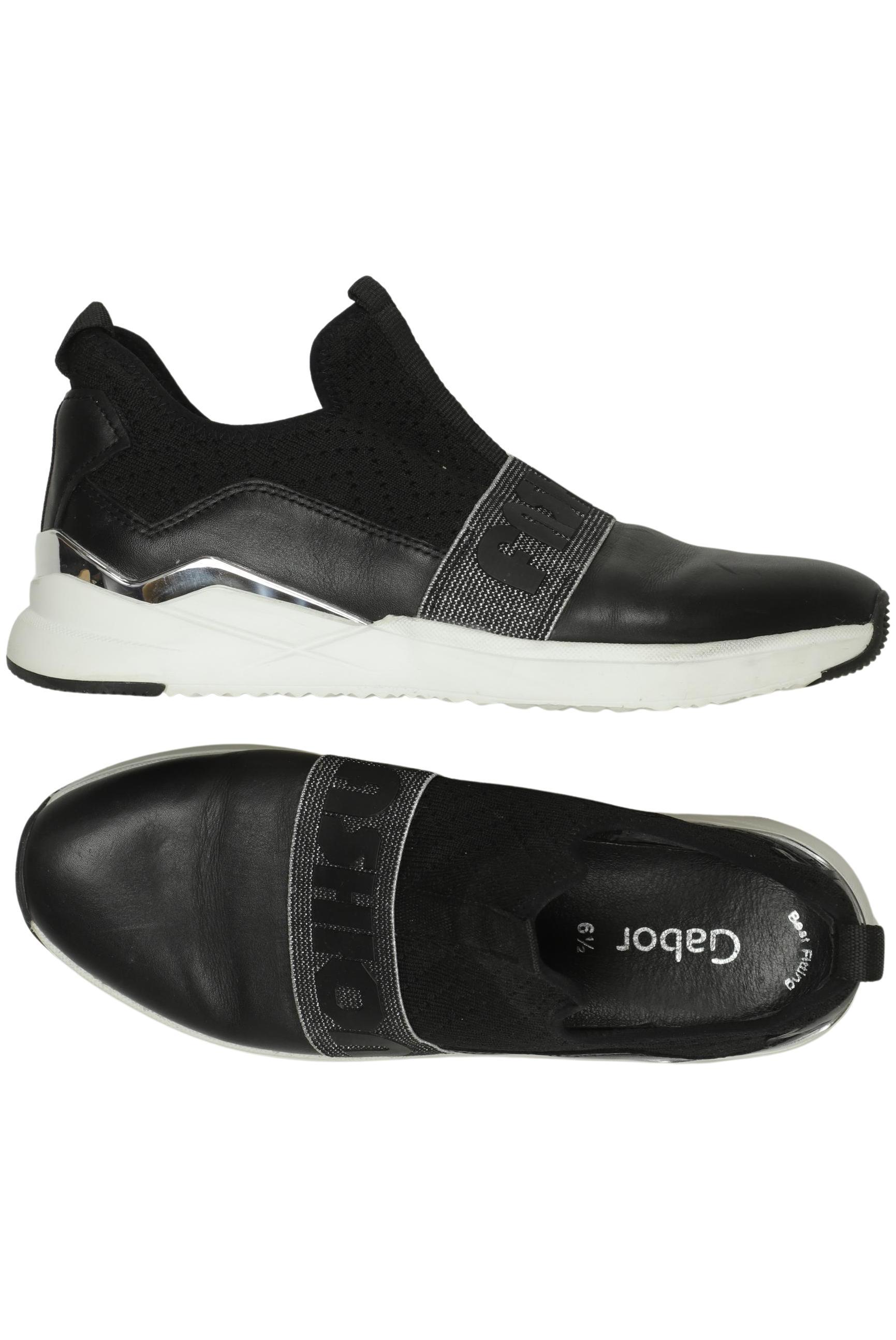 

Gabor Damen Sneakers, schwarz, Gr. 6.5