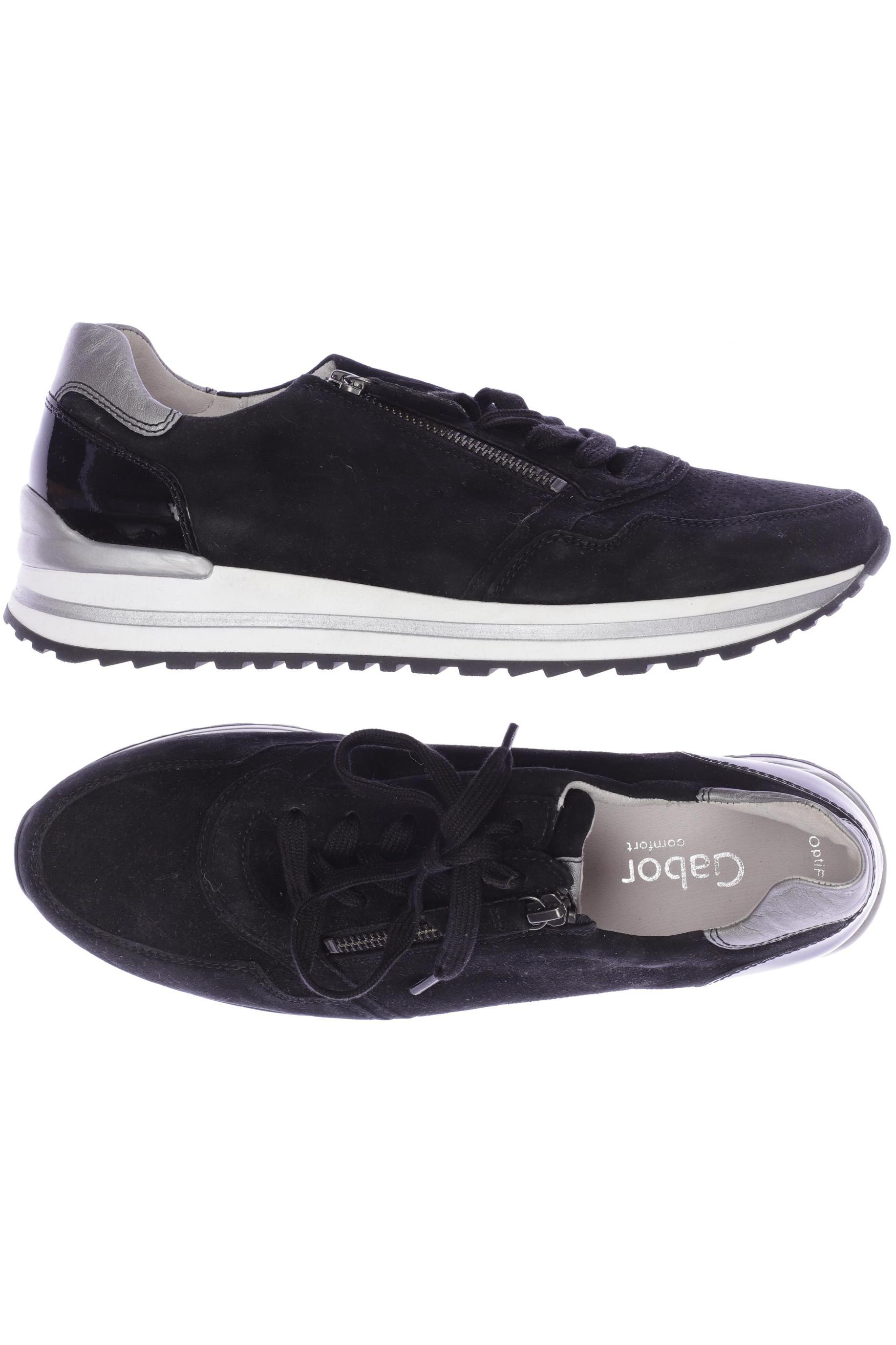 

Gabor Damen Sneakers, schwarz, Gr. 7.5