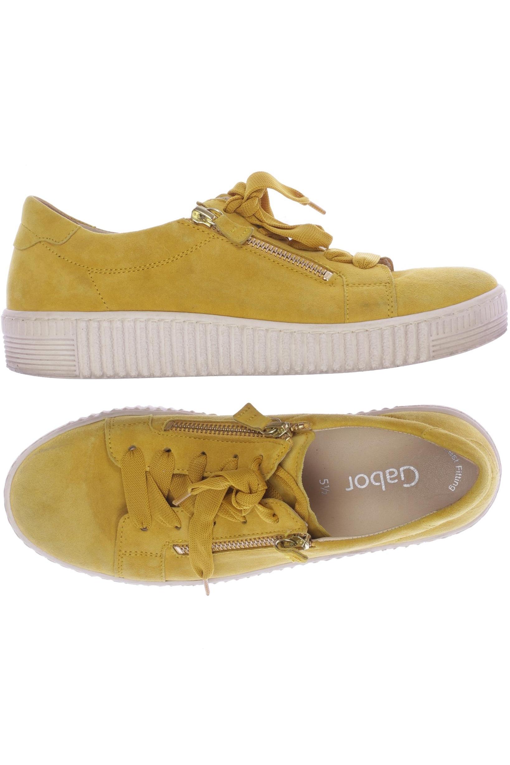 

Gabor Damen Sneakers, gelb, Gr. 5.5
