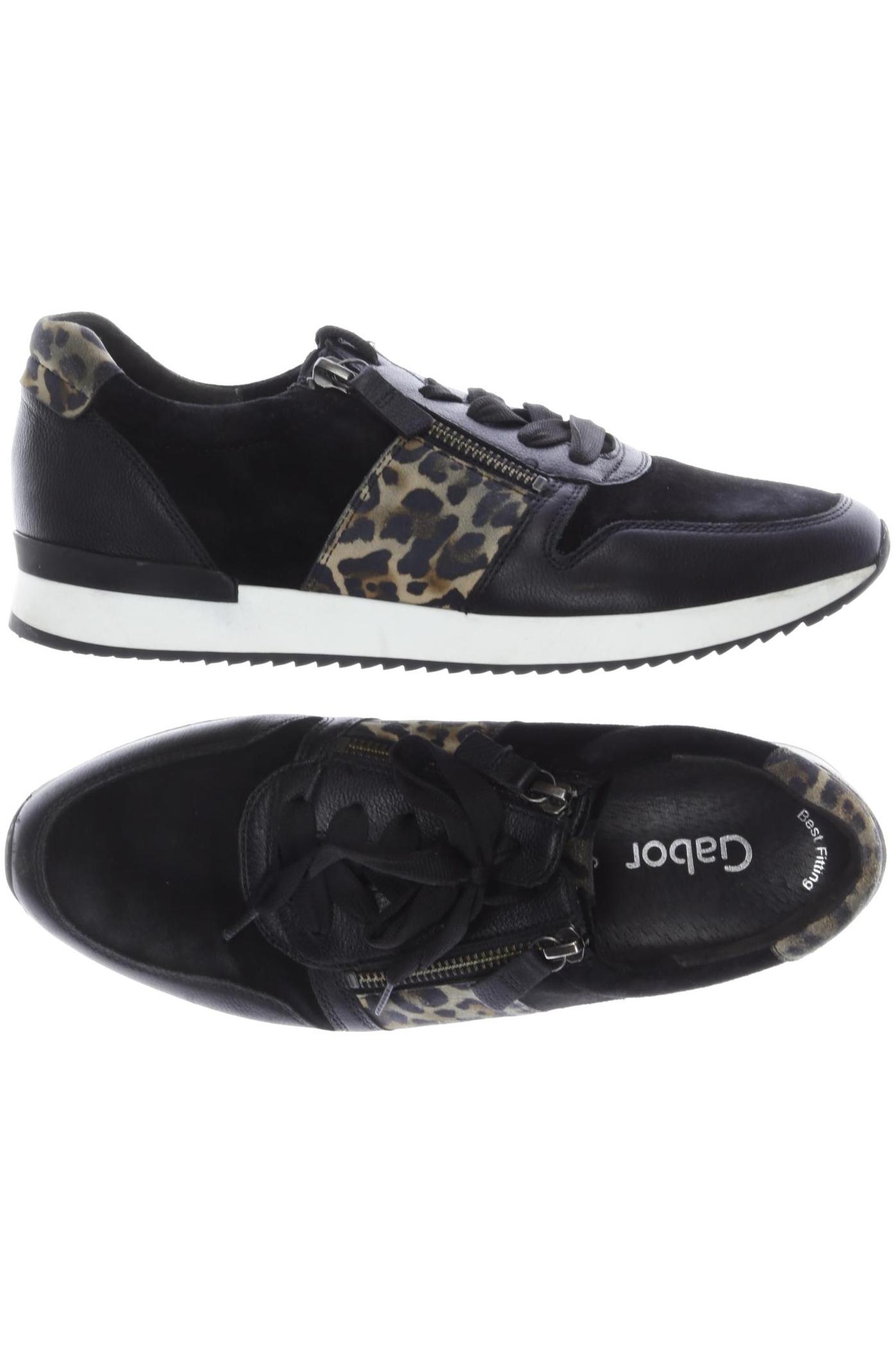 

Gabor Damen Sneakers, schwarz, Gr. 6