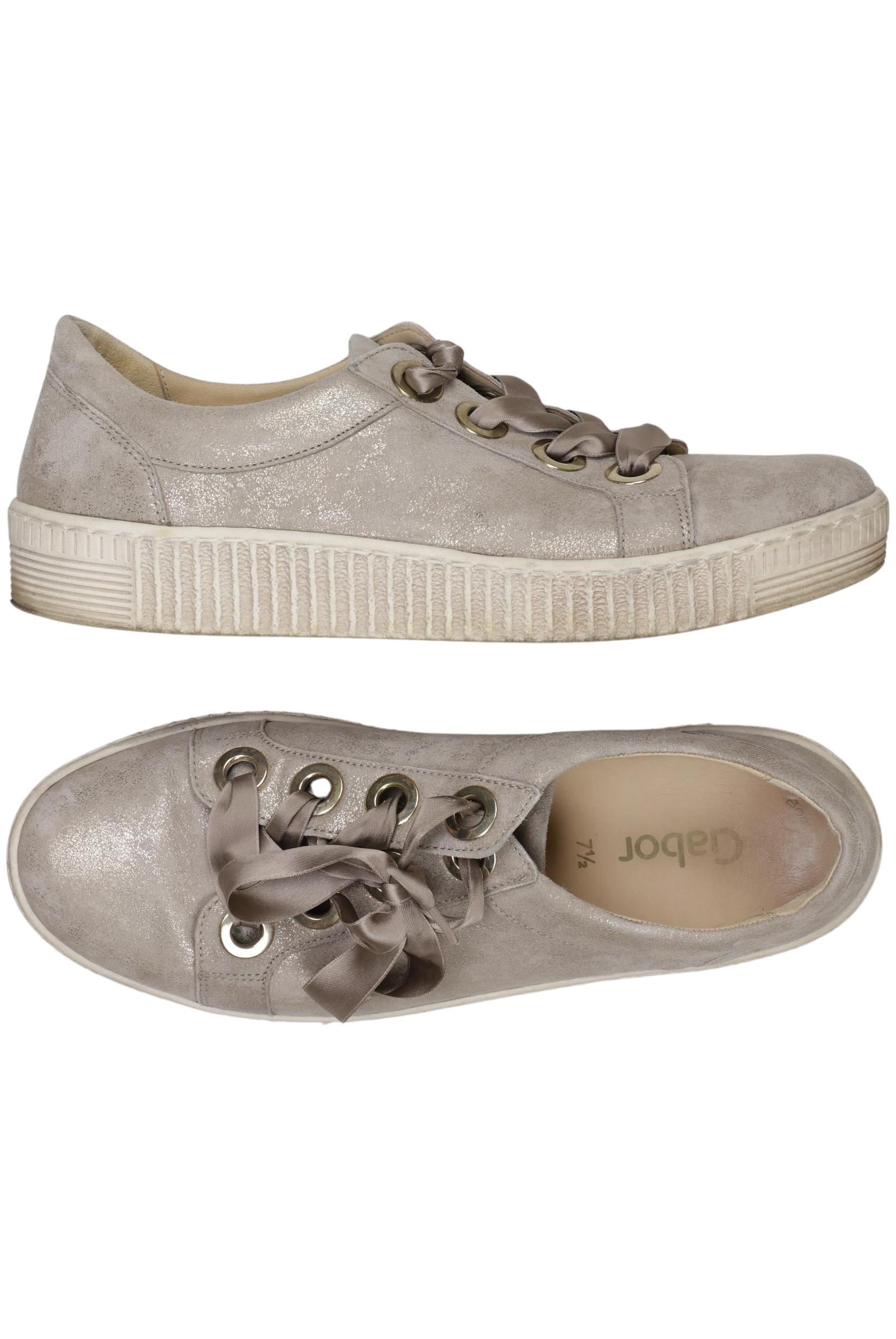

Gabor Damen Sneakers, silber, Gr. 7.5