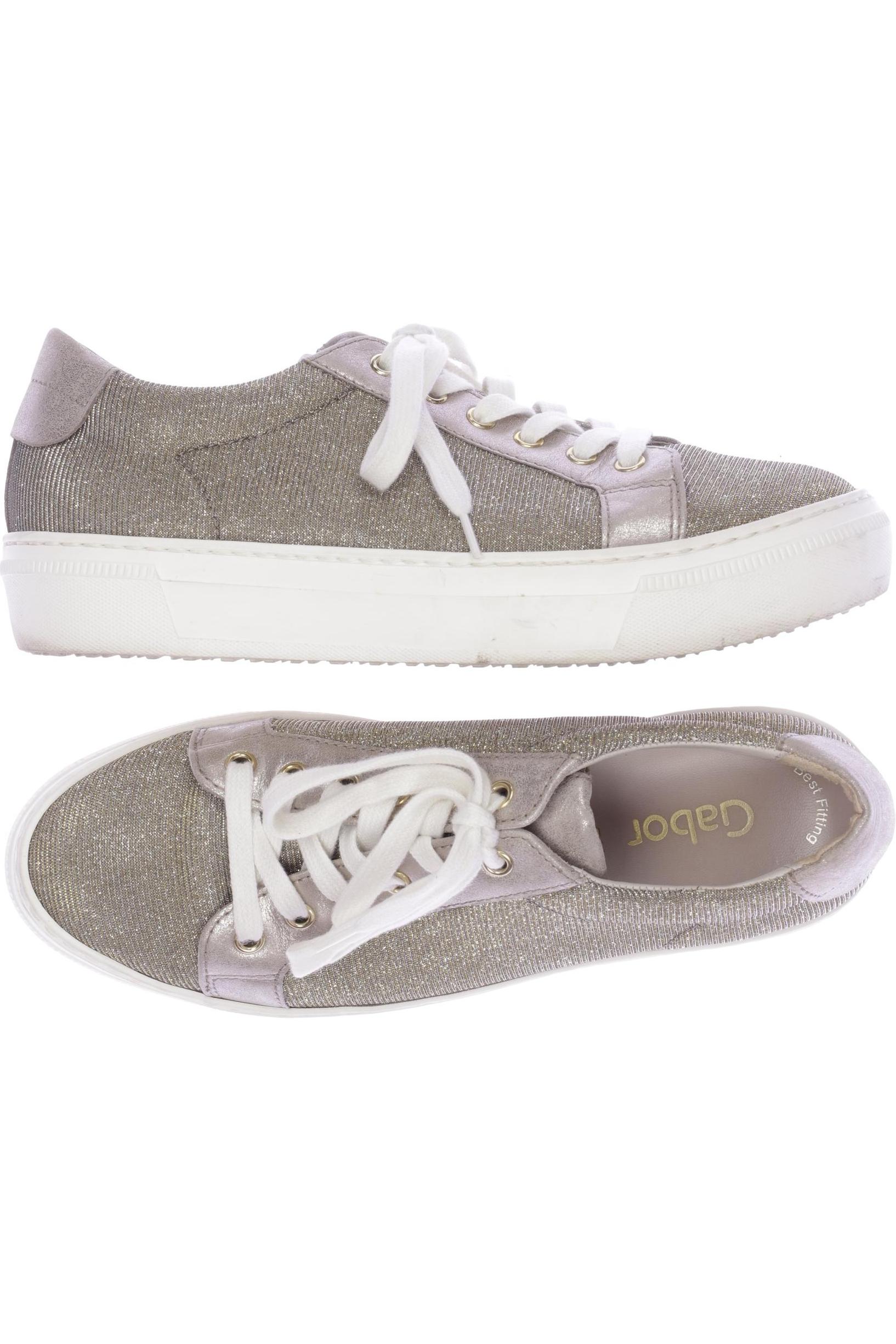 

Gabor Damen Sneakers, silber, Gr. 5.5