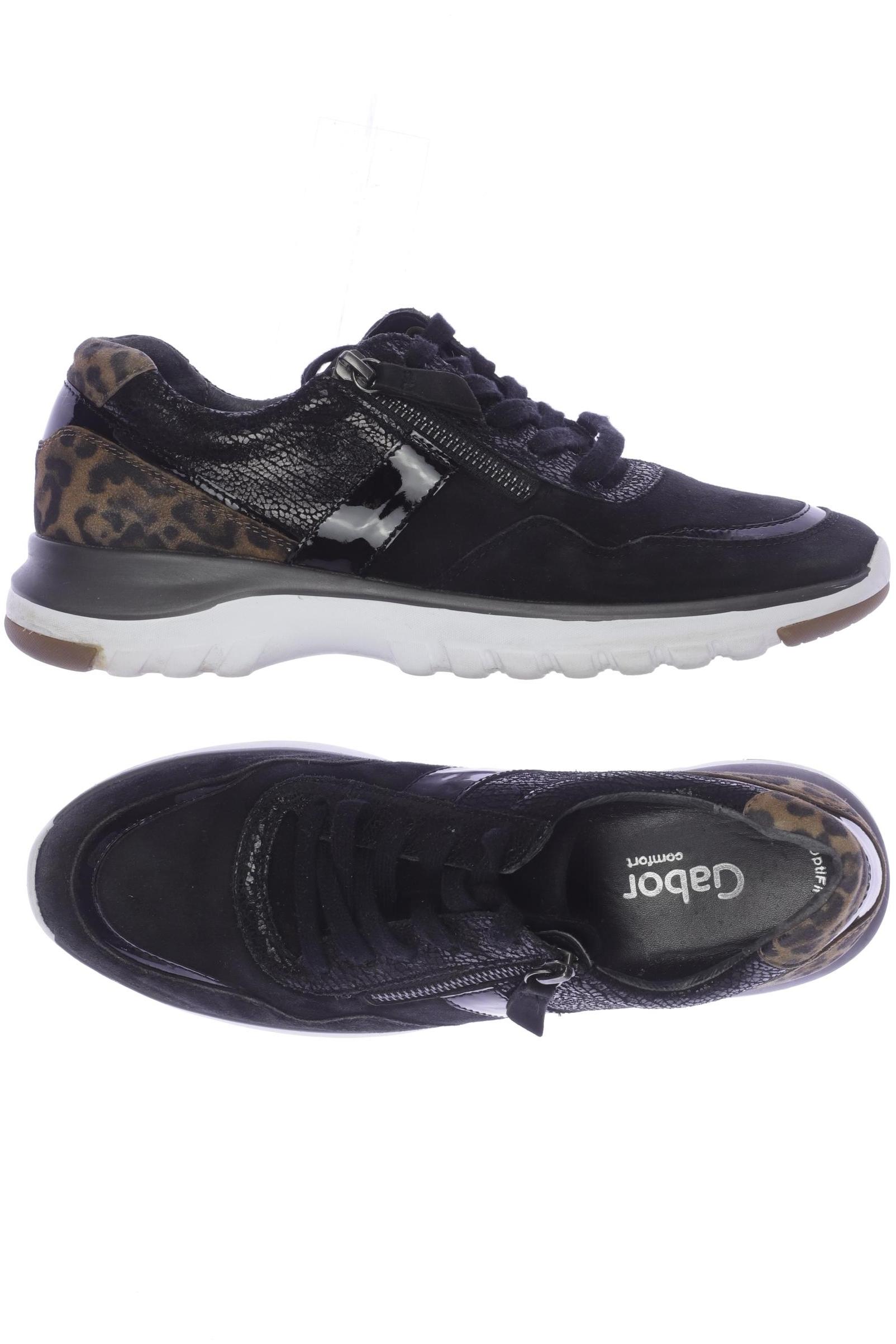 

Gabor Damen Sneakers, schwarz, Gr. 6.5