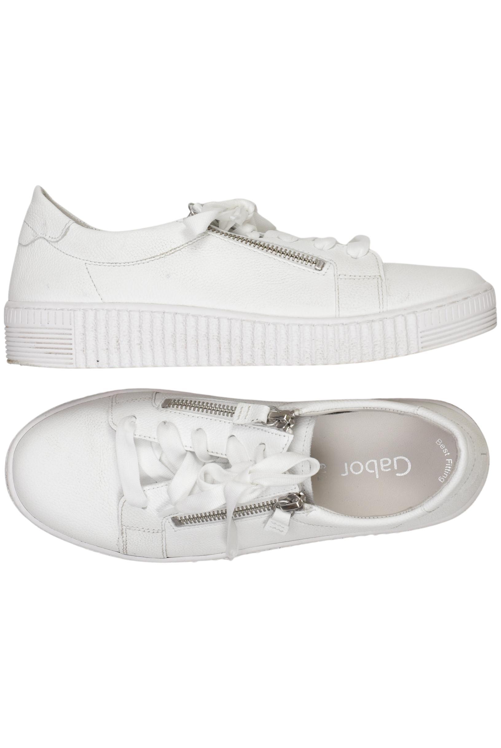 

Gabor Damen Sneakers, weiß, Gr. 6.5