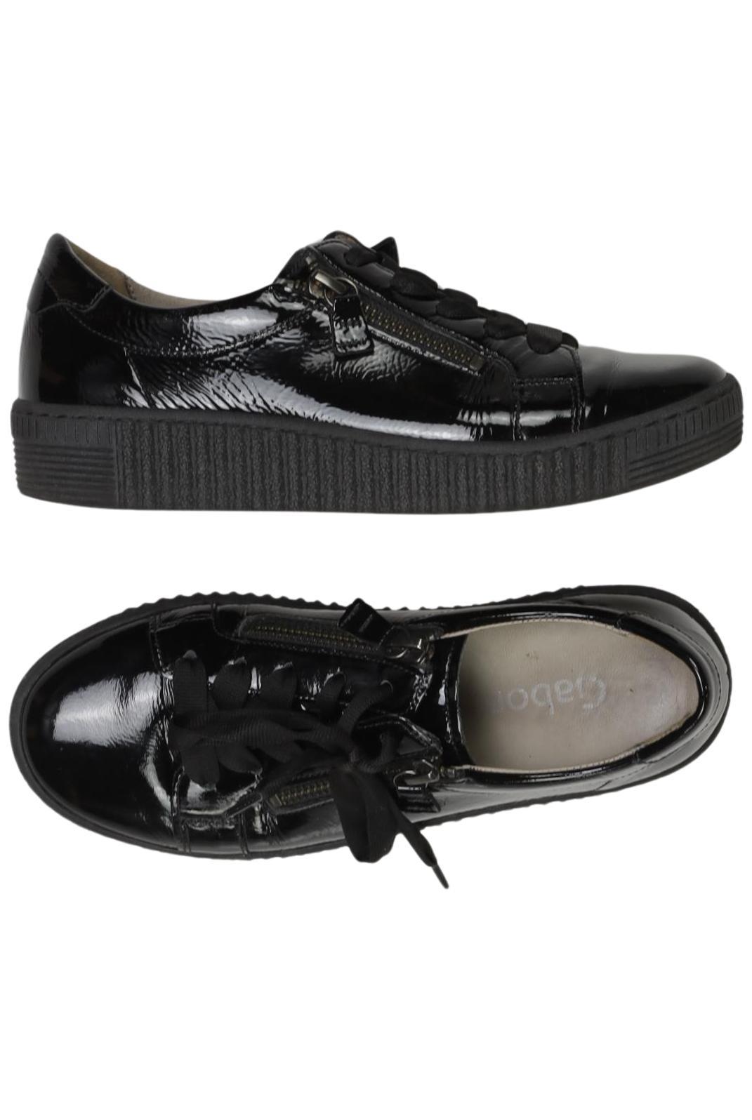 

Gabor Damen Sneakers, schwarz, Gr. 3.5