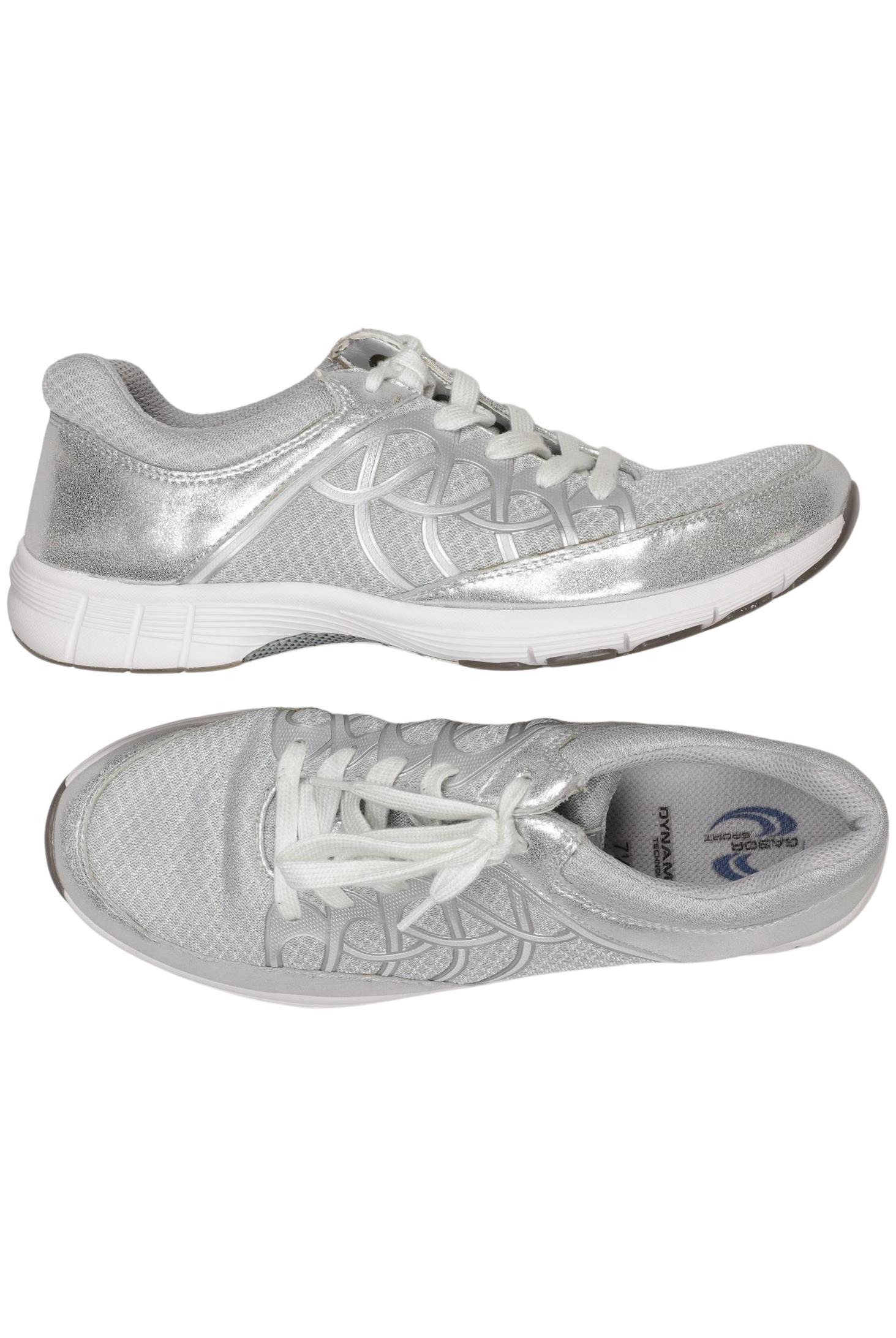 

Gabor Damen Sneakers, silber, Gr. 7.5