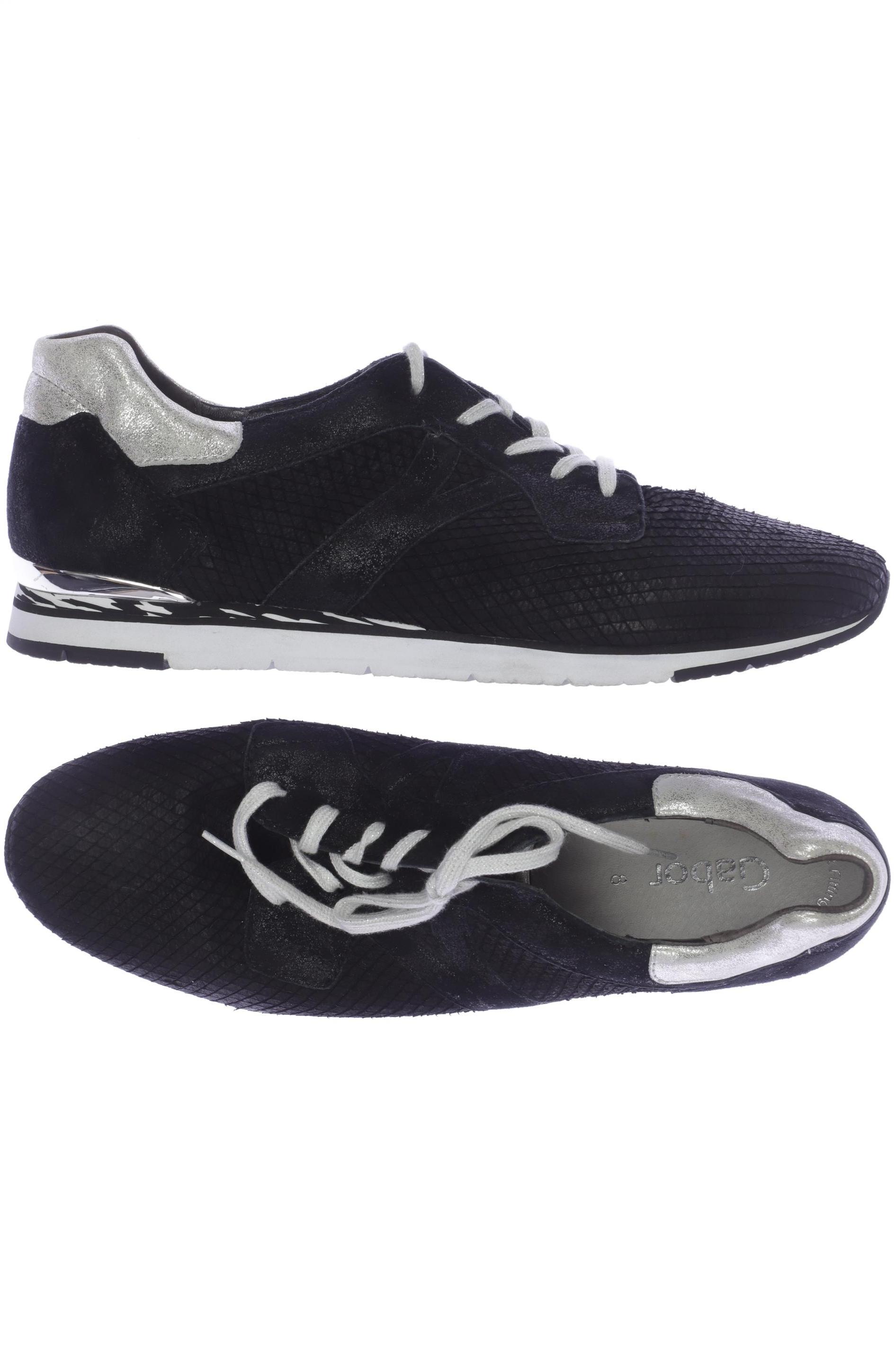 

Gabor Damen Sneakers, schwarz, Gr. 8