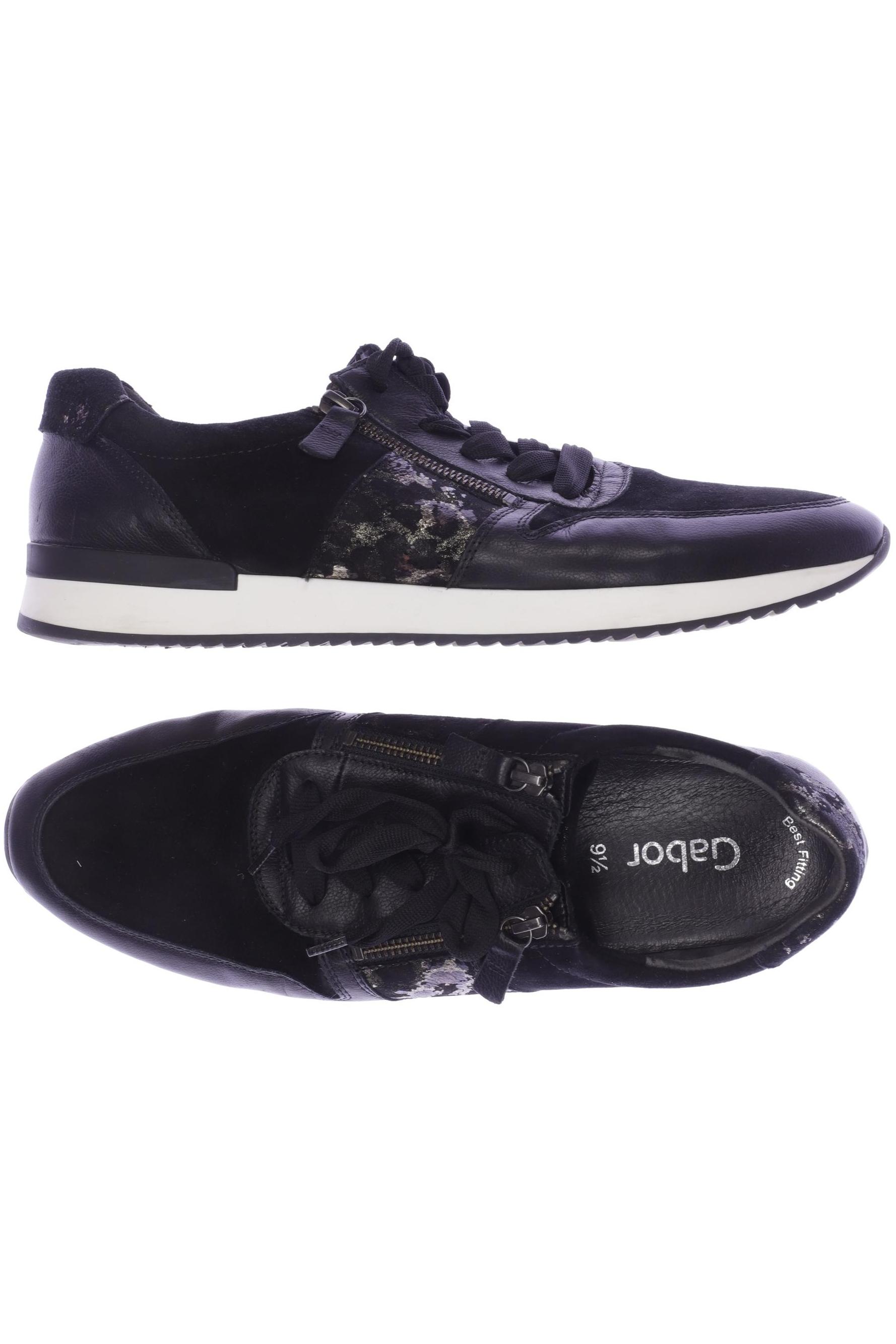 

Gabor Damen Sneakers, schwarz, Gr. 9.5