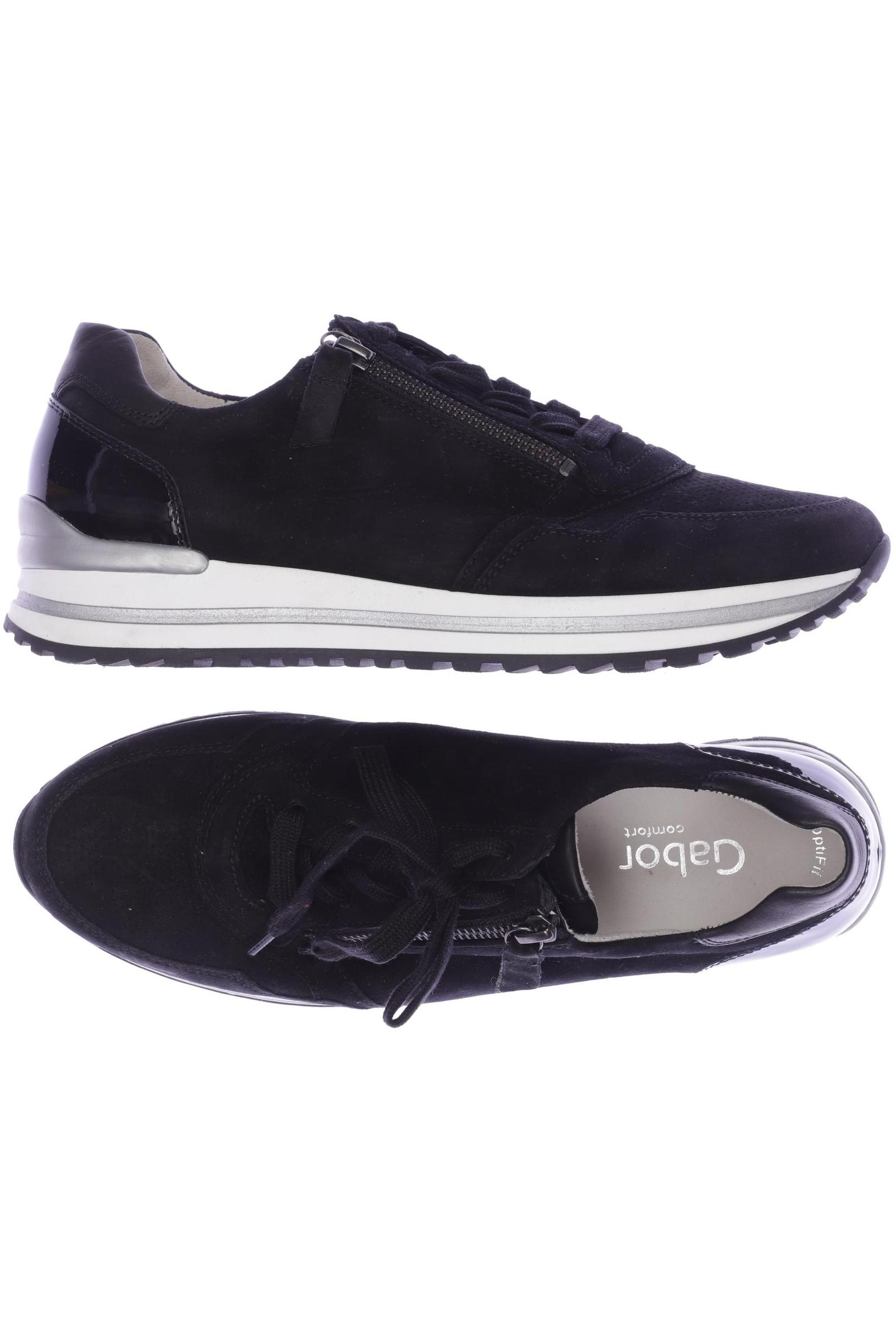 

Gabor Damen Sneakers, schwarz, Gr. 6.5