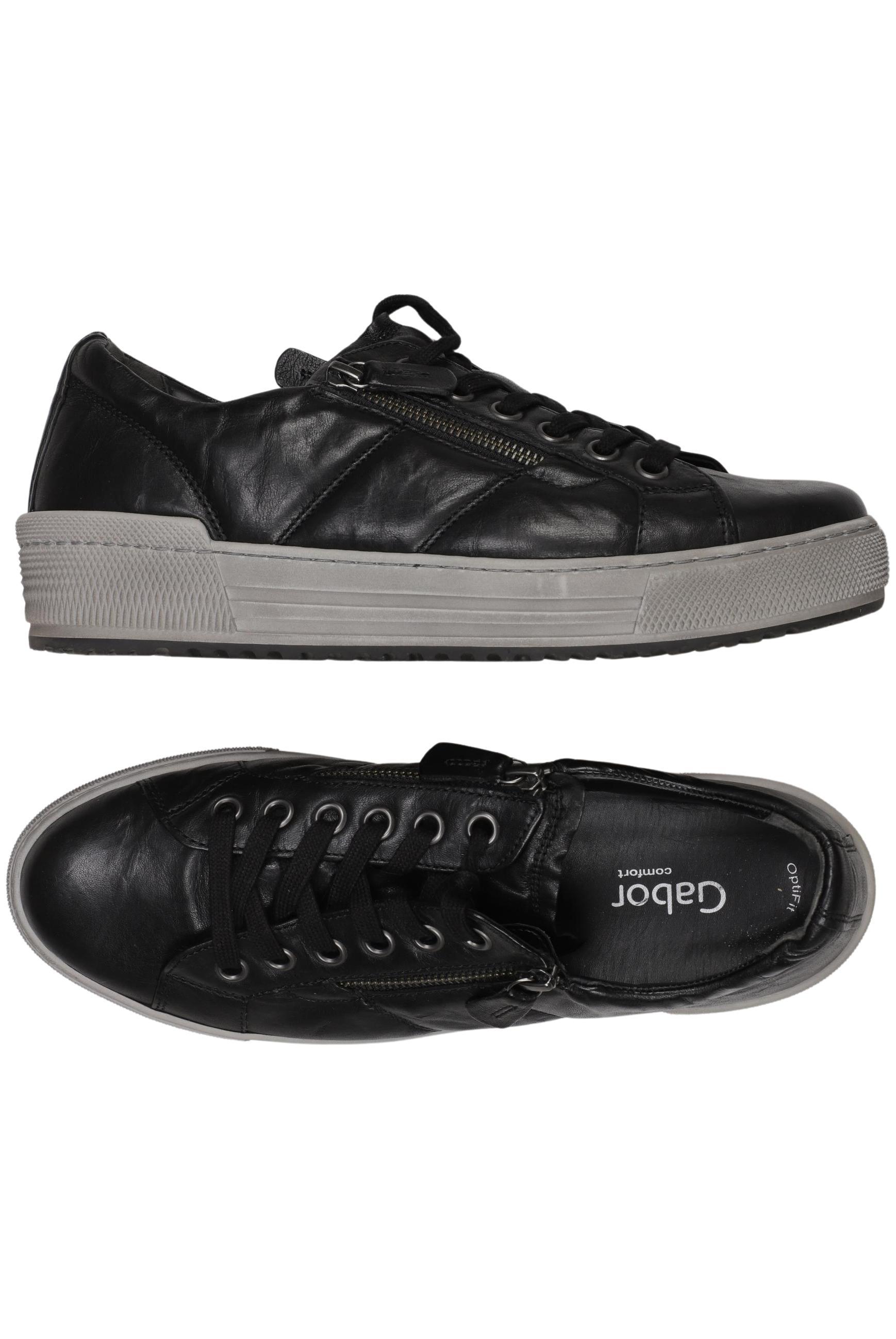 

Gabor Damen Sneakers, schwarz, Gr. 8.5
