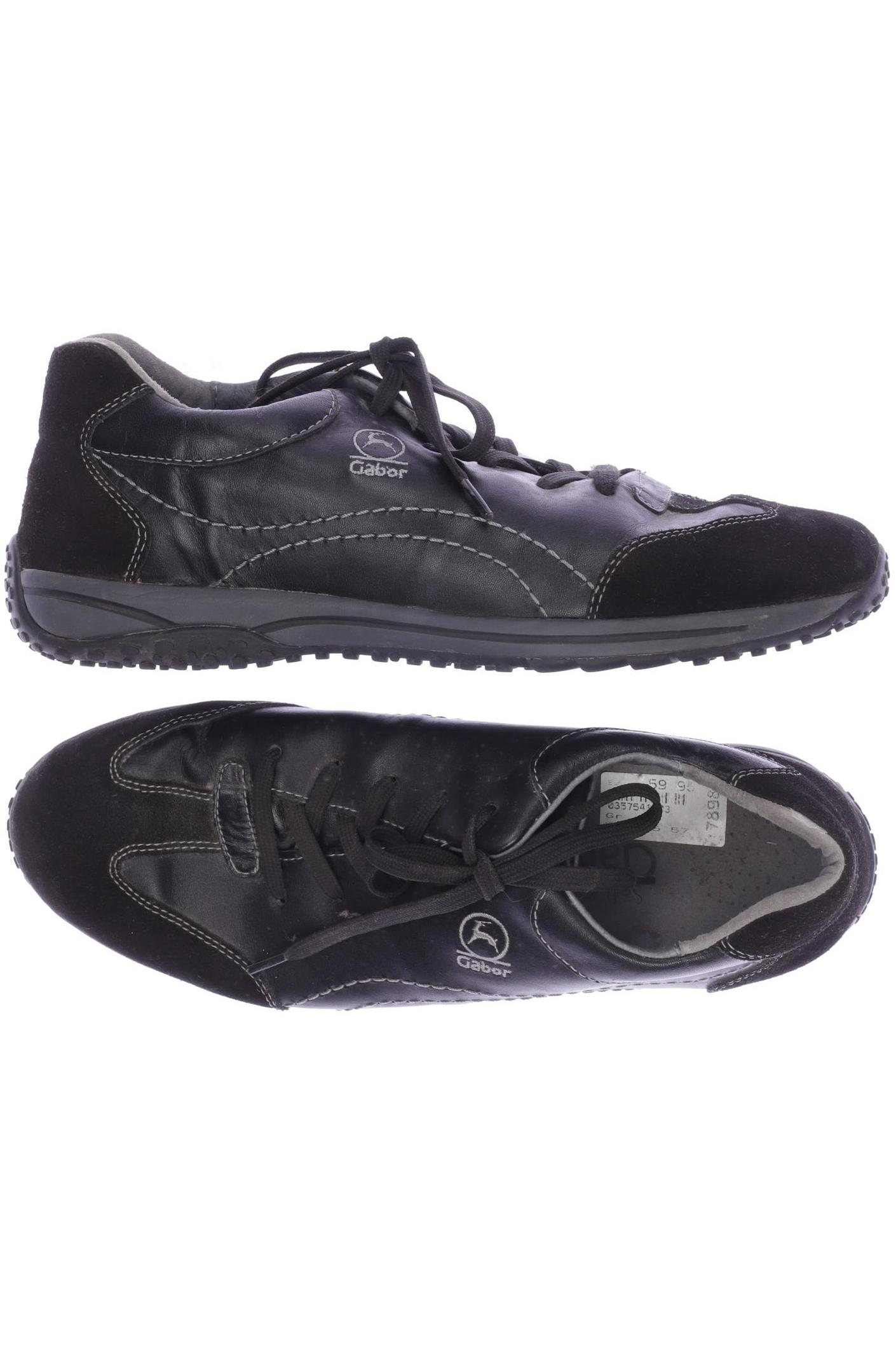 

Gabor Damen Sneakers, schwarz, Gr. 7