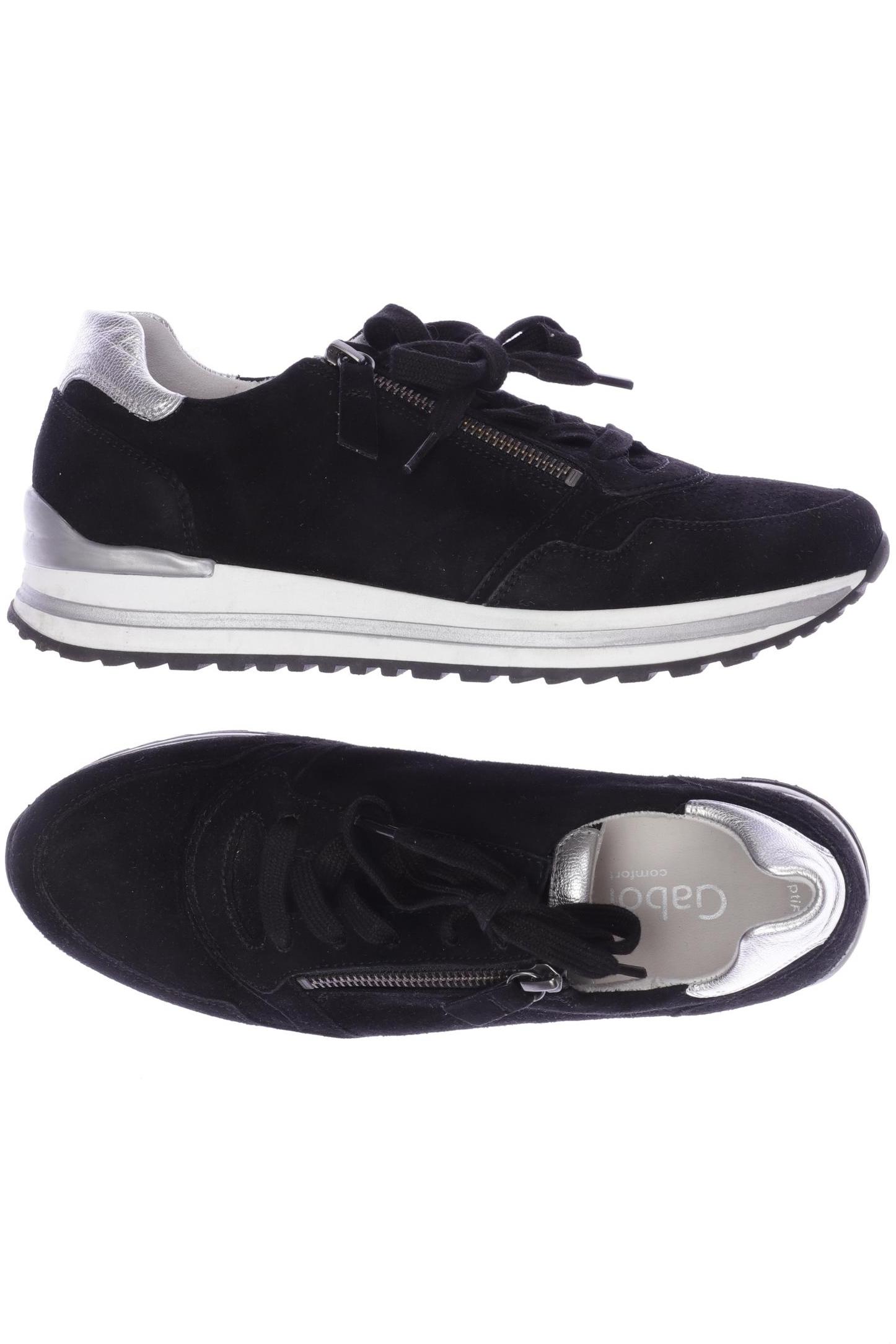 

Gabor Damen Sneakers, schwarz, Gr. 6