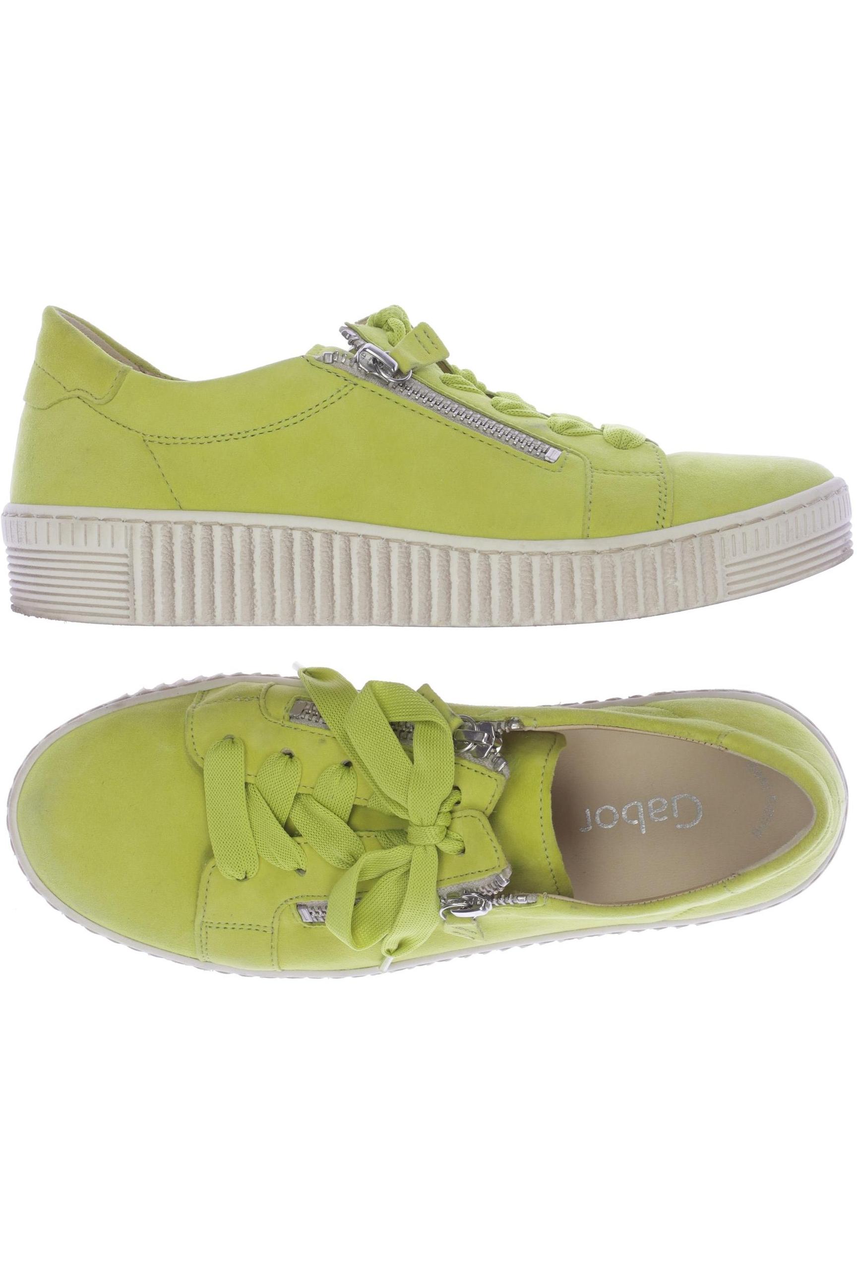 

Gabor Damen Sneakers, hellgrün, Gr. 5.5