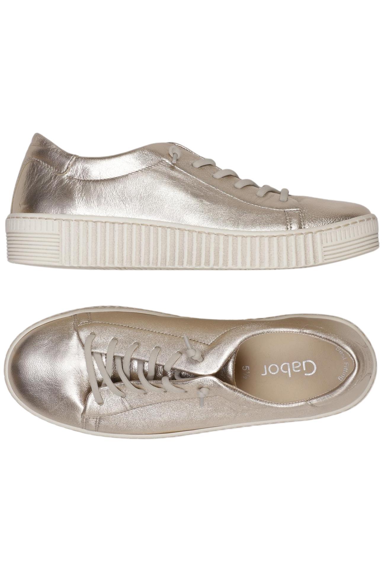 

Gabor Damen Sneakers, silber, Gr. 5.5