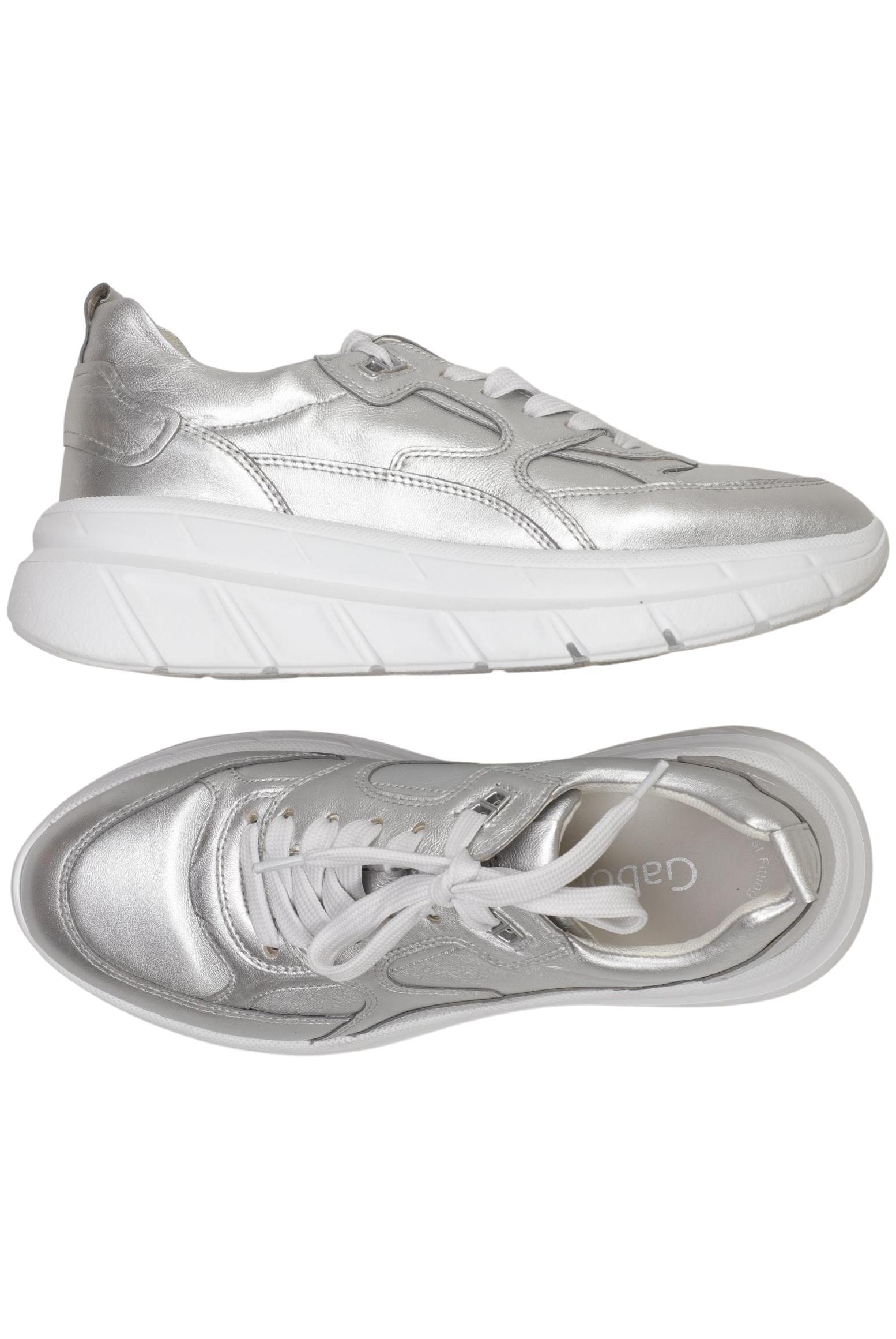 

Gabor Damen Sneakers, silber, Gr. 5