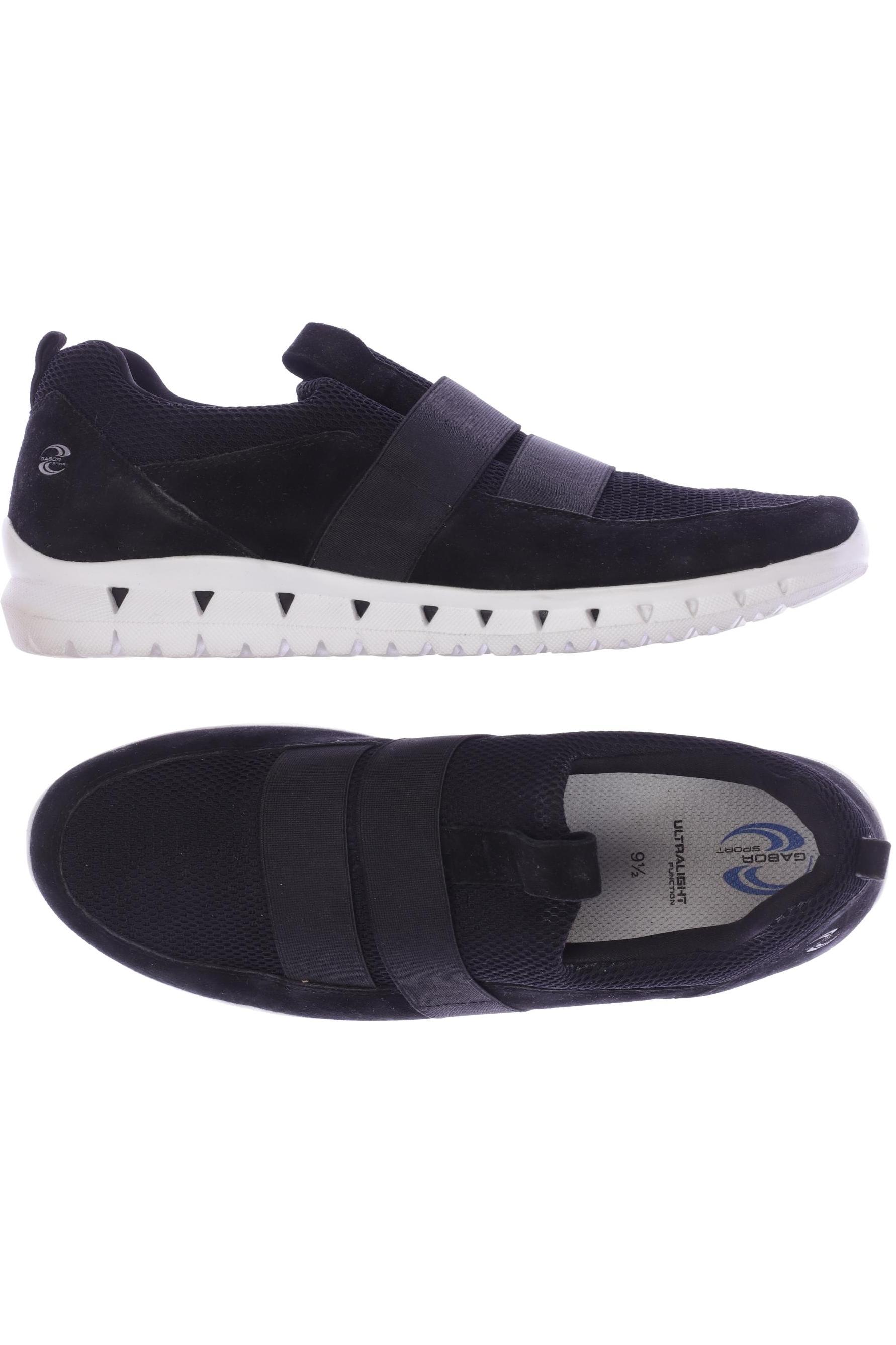 

Gabor Damen Sneakers, schwarz, Gr. 9.5