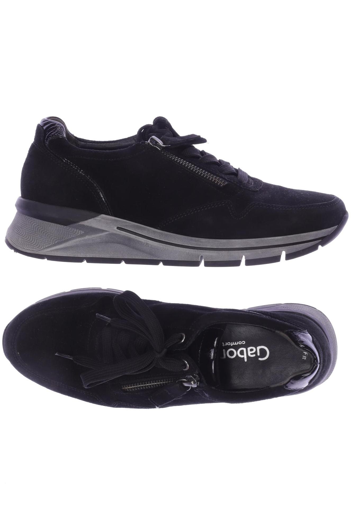 

Gabor Damen Sneakers, schwarz, Gr. 5