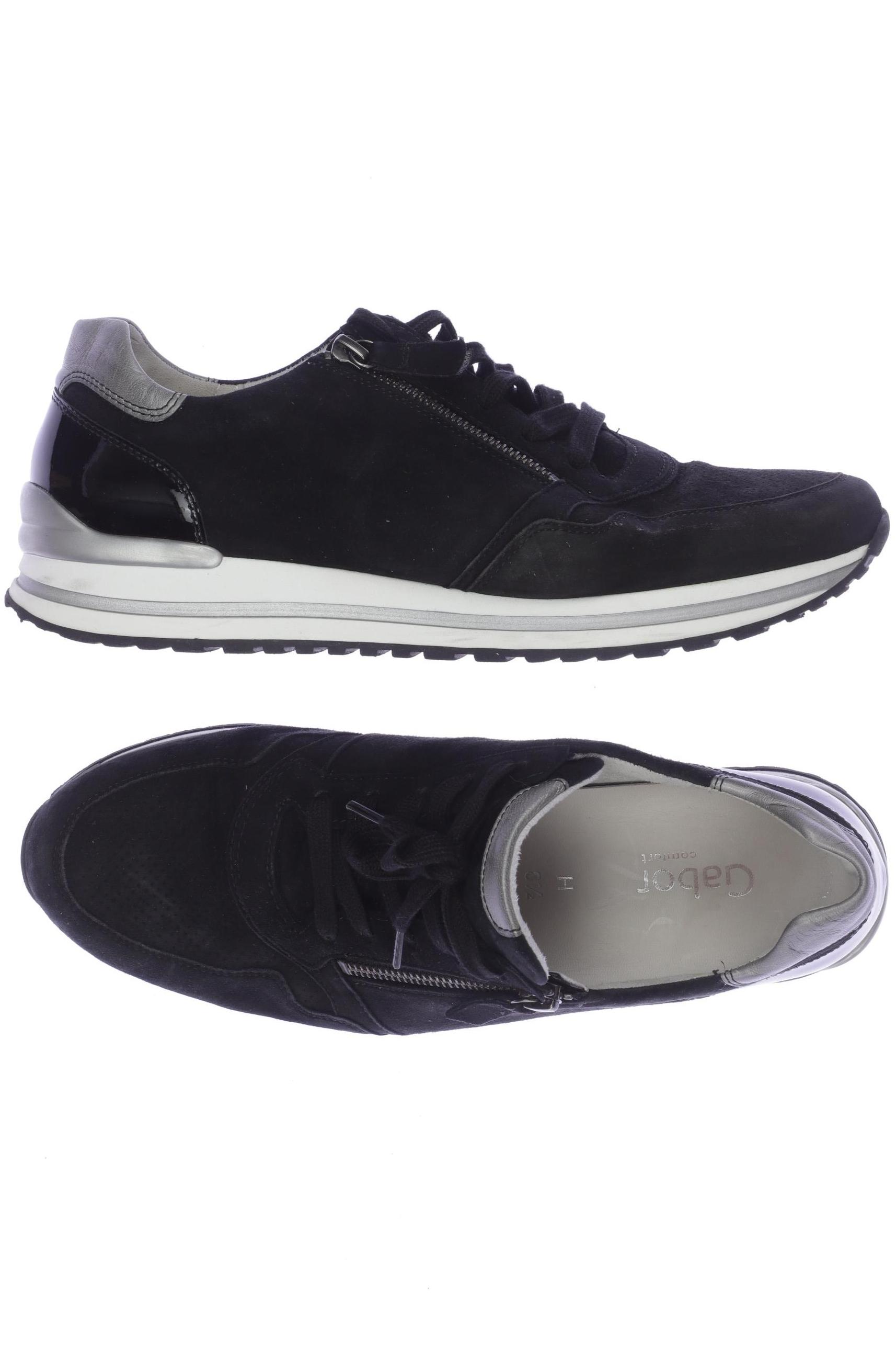 

Gabor Damen Sneakers, schwarz, Gr. 8.5