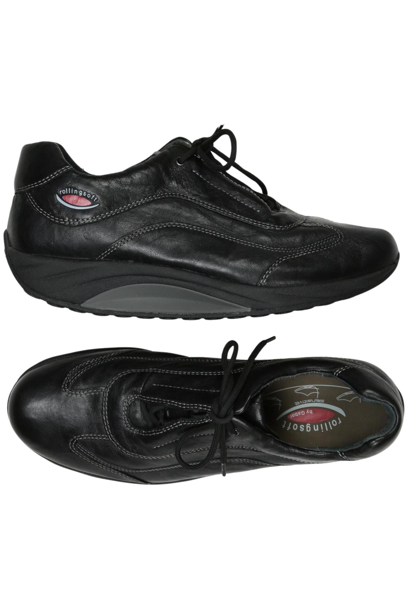 

Gabor Damen Sneakers, schwarz, Gr. 6.5
