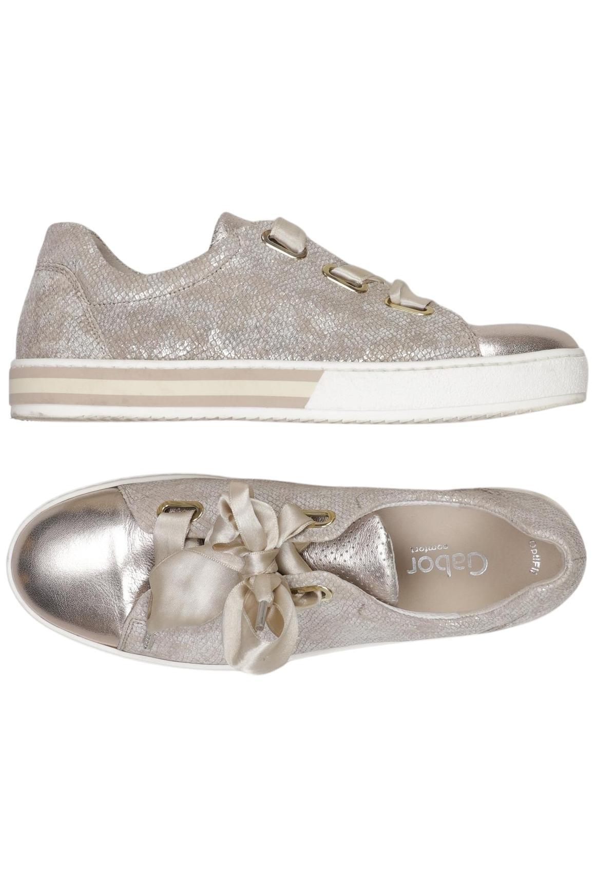 

Gabor Damen Sneakers, silber, Gr. 7.5