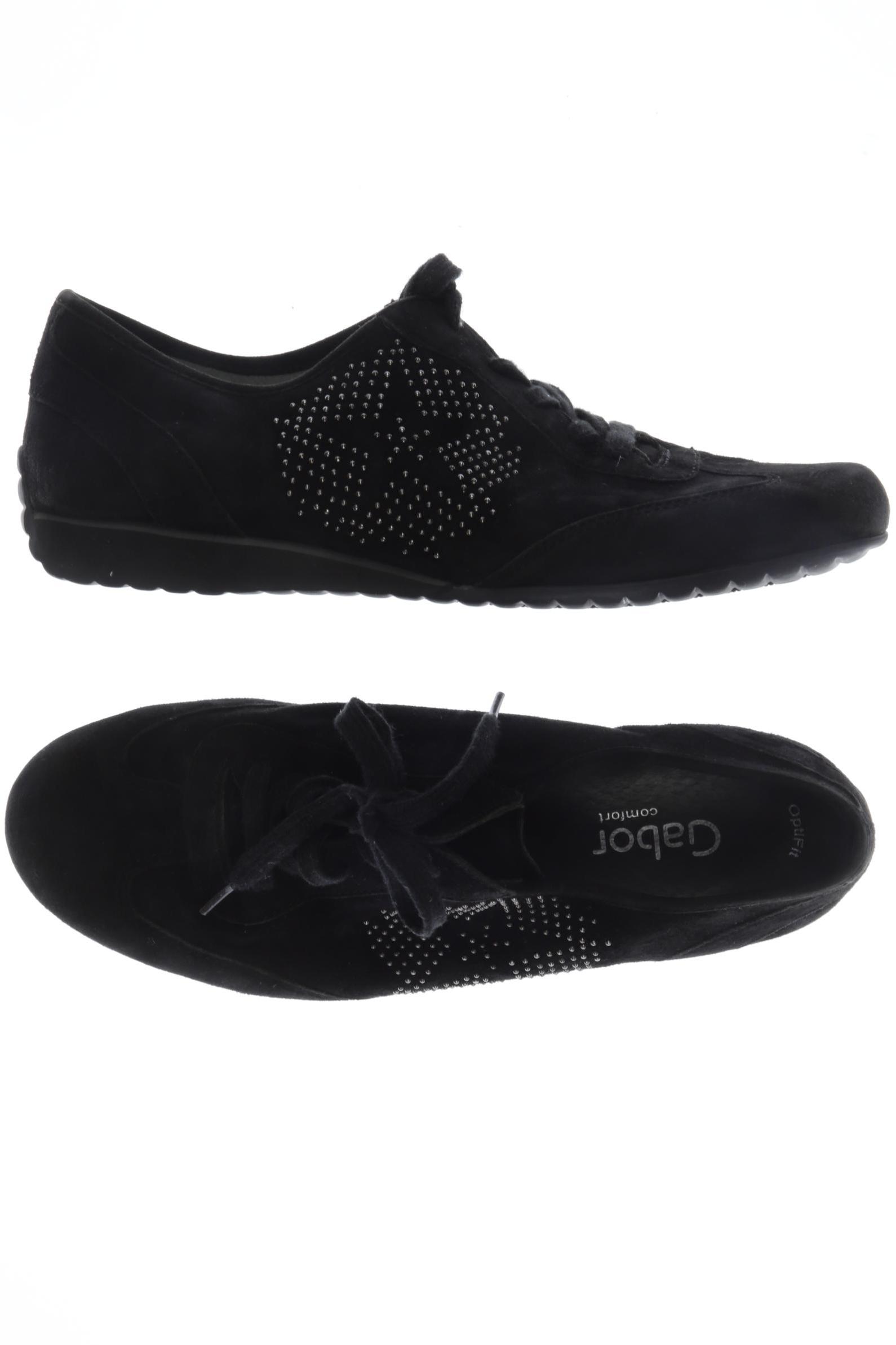 

Gabor Damen Sneakers, schwarz, Gr. 6