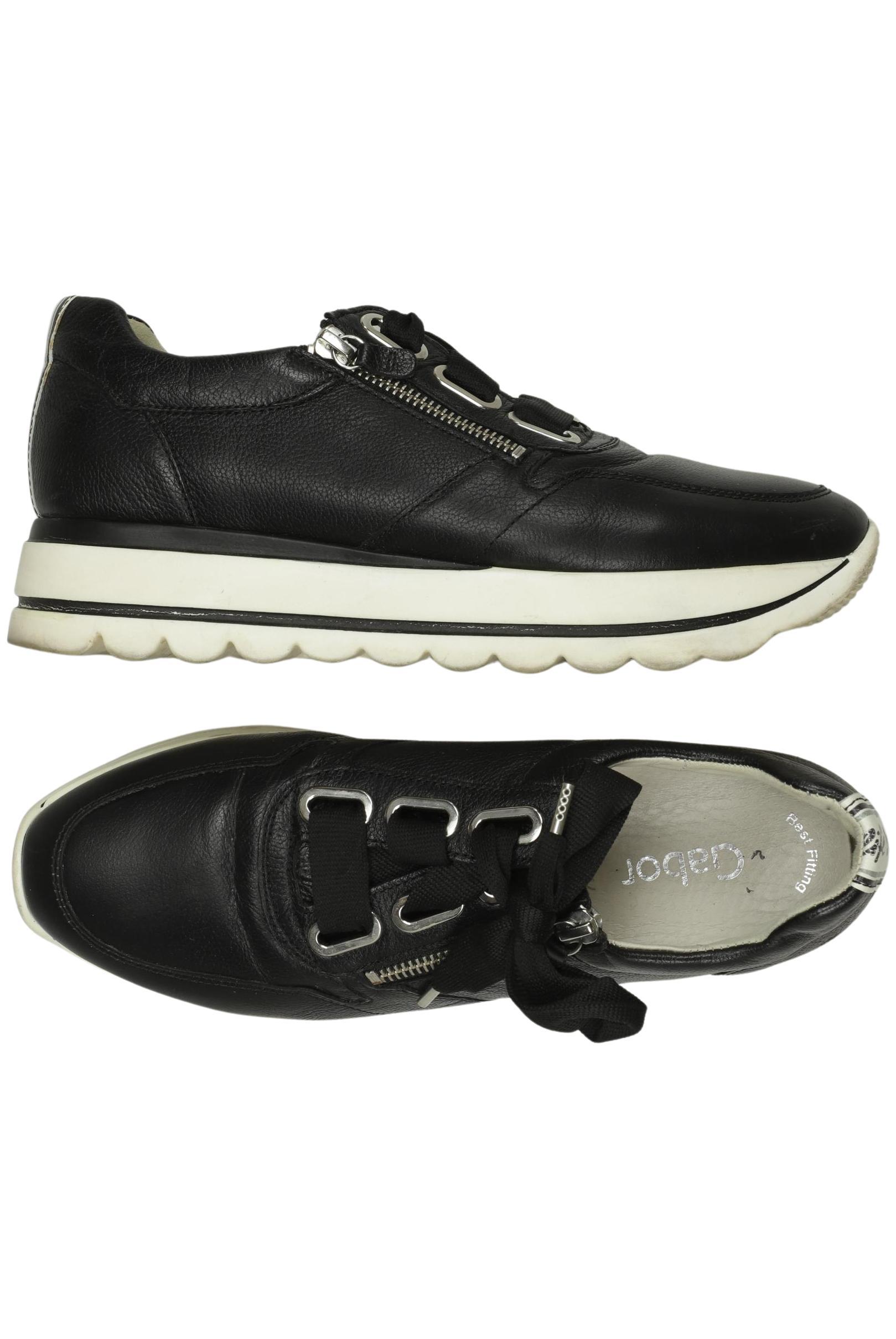 

Gabor Damen Sneakers, schwarz, Gr. 6.5