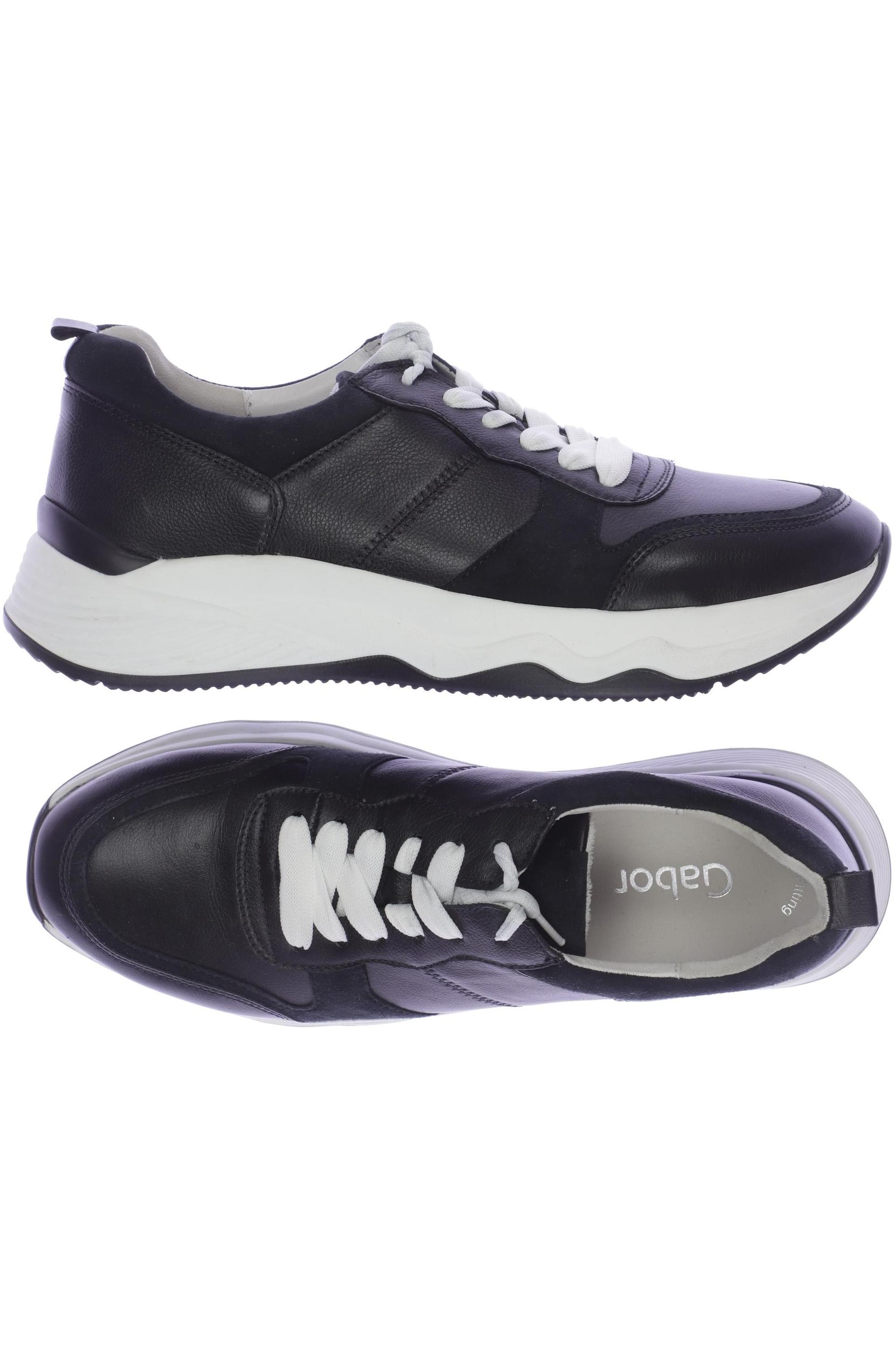 

Gabor Damen Sneakers, schwarz, Gr. 6.5