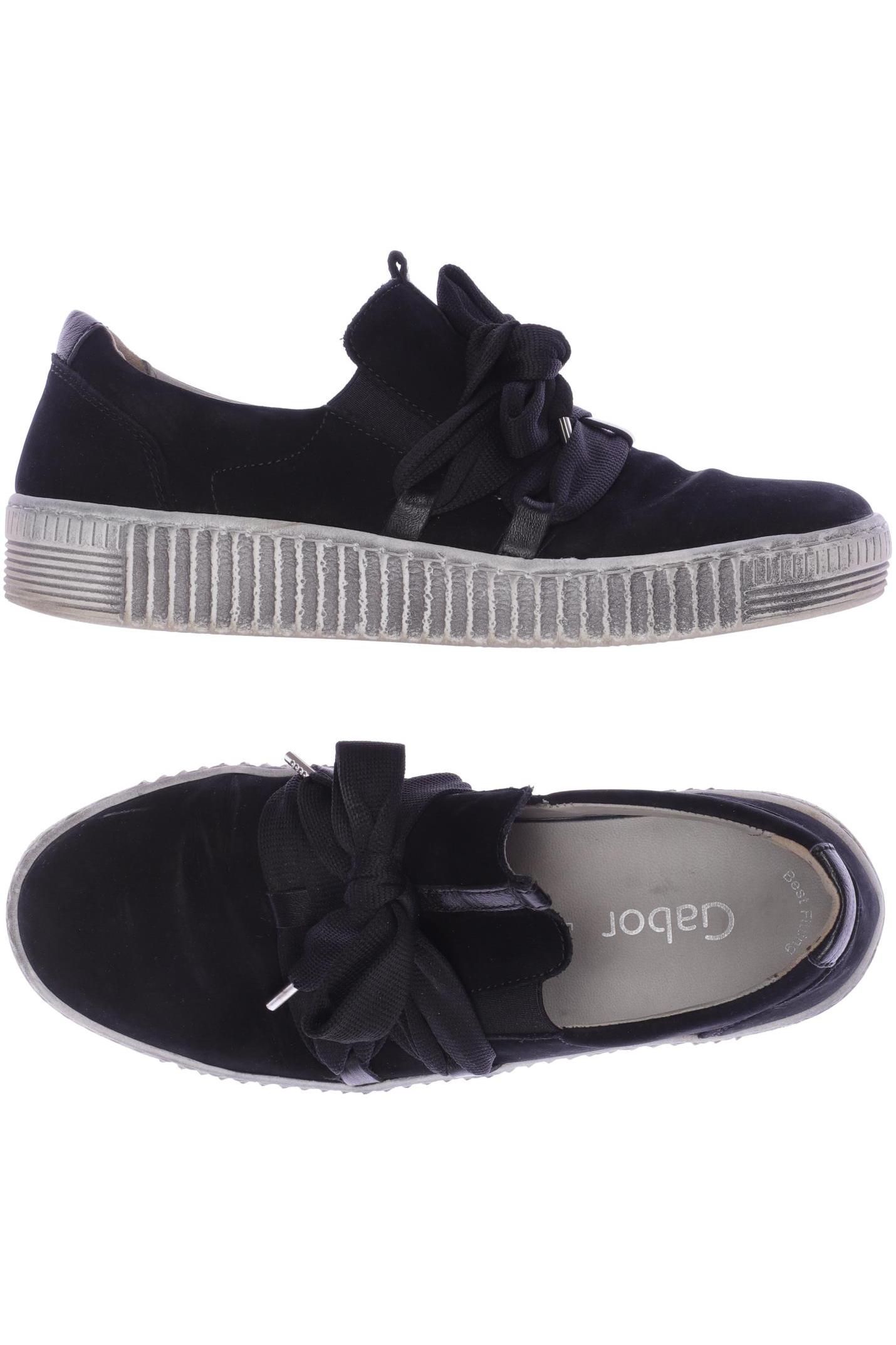 

Gabor Damen Sneakers, schwarz, Gr. 5