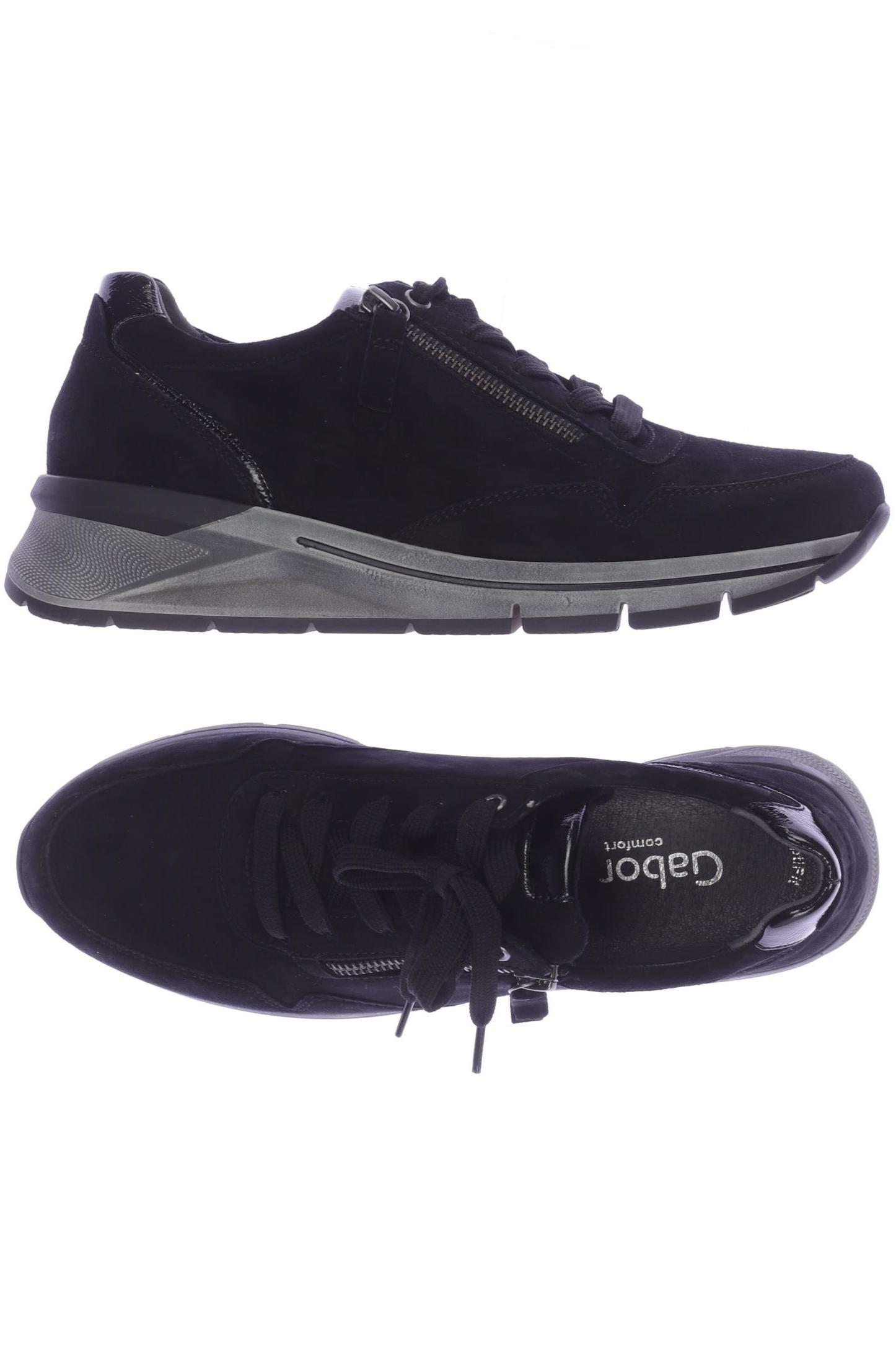 

Gabor Damen Sneakers, schwarz, Gr. 6.5