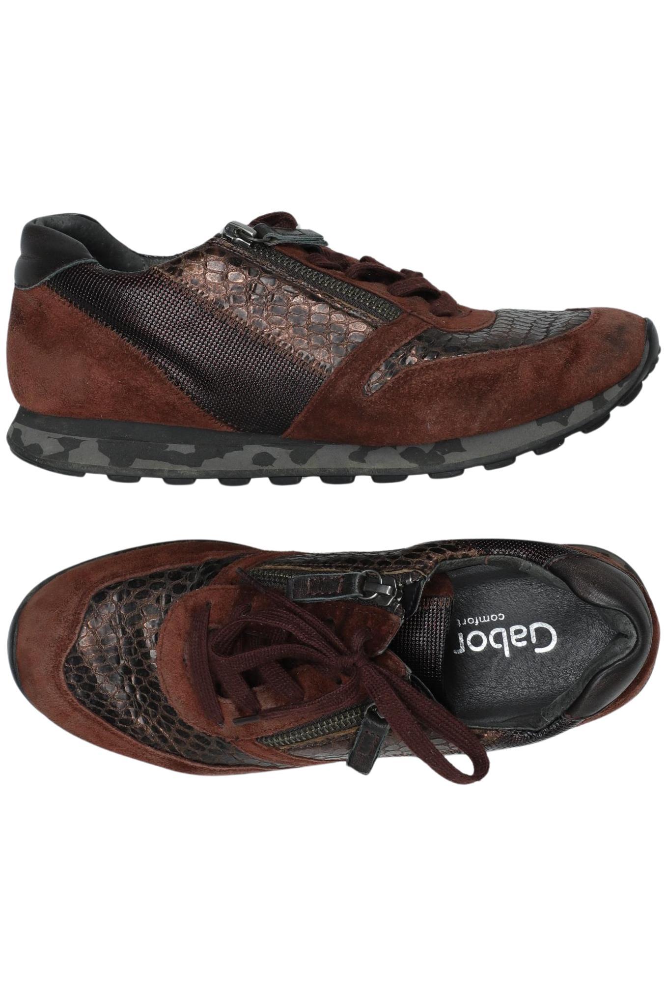 

Gabor Damen Sneakers, braun, Gr. 4.5