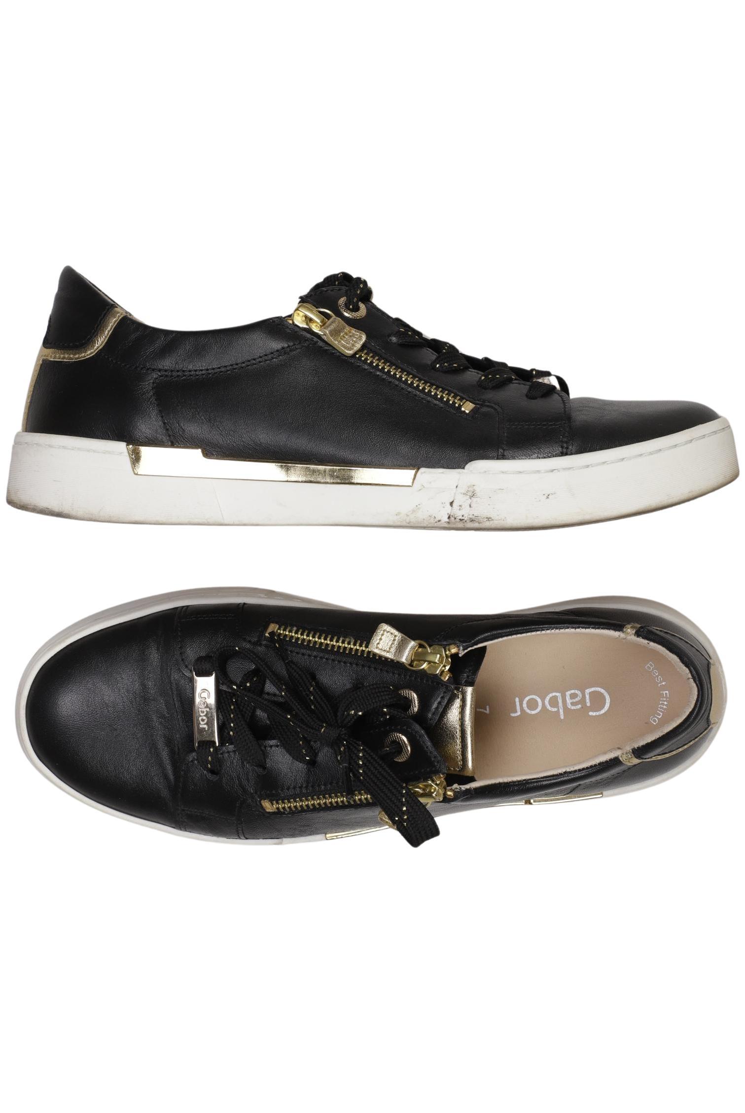 

Gabor Damen Sneakers, schwarz, Gr. 7