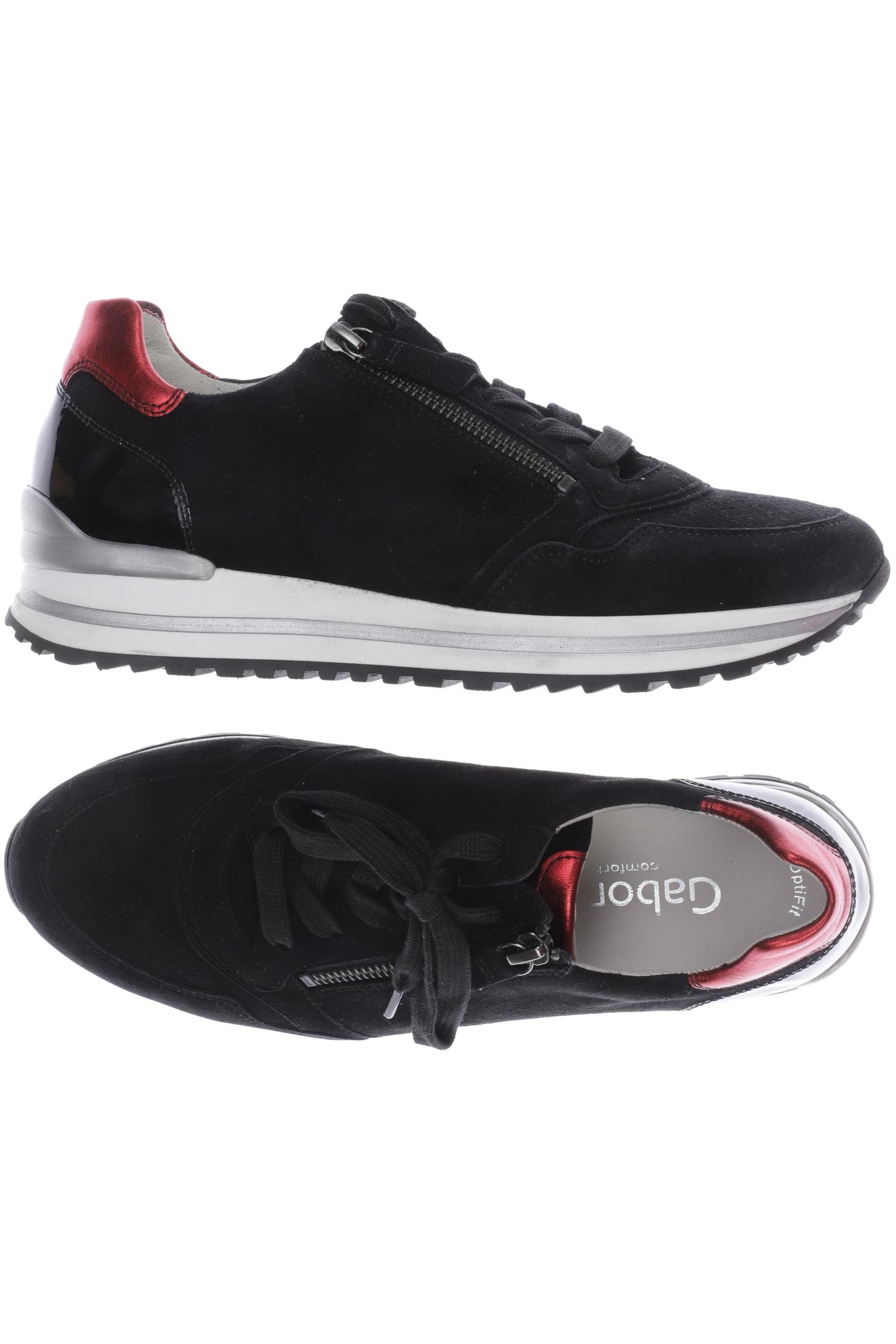 

Gabor Damen Sneakers, schwarz, Gr. 5.5