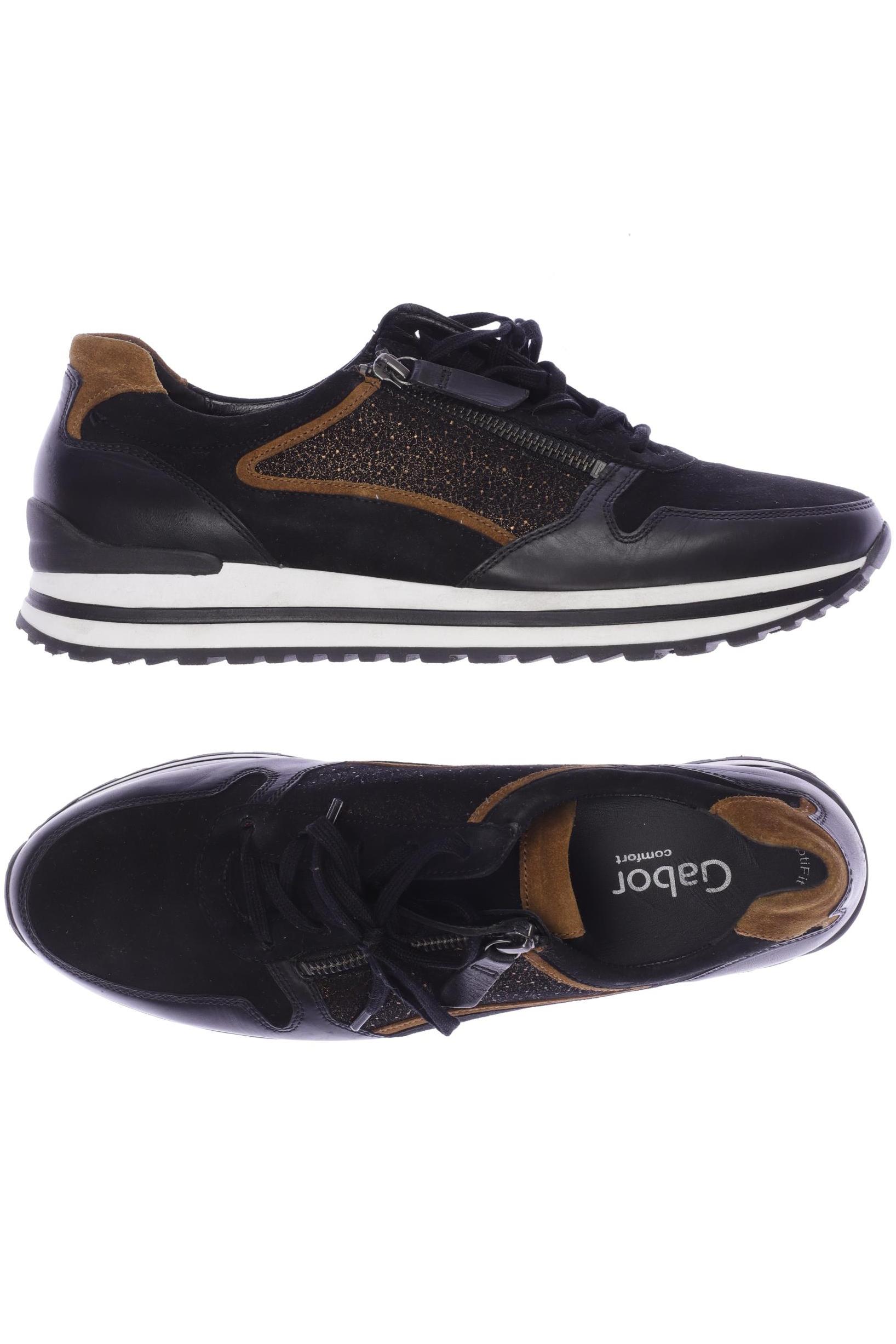 

Gabor Damen Sneakers, schwarz, Gr. 7.5