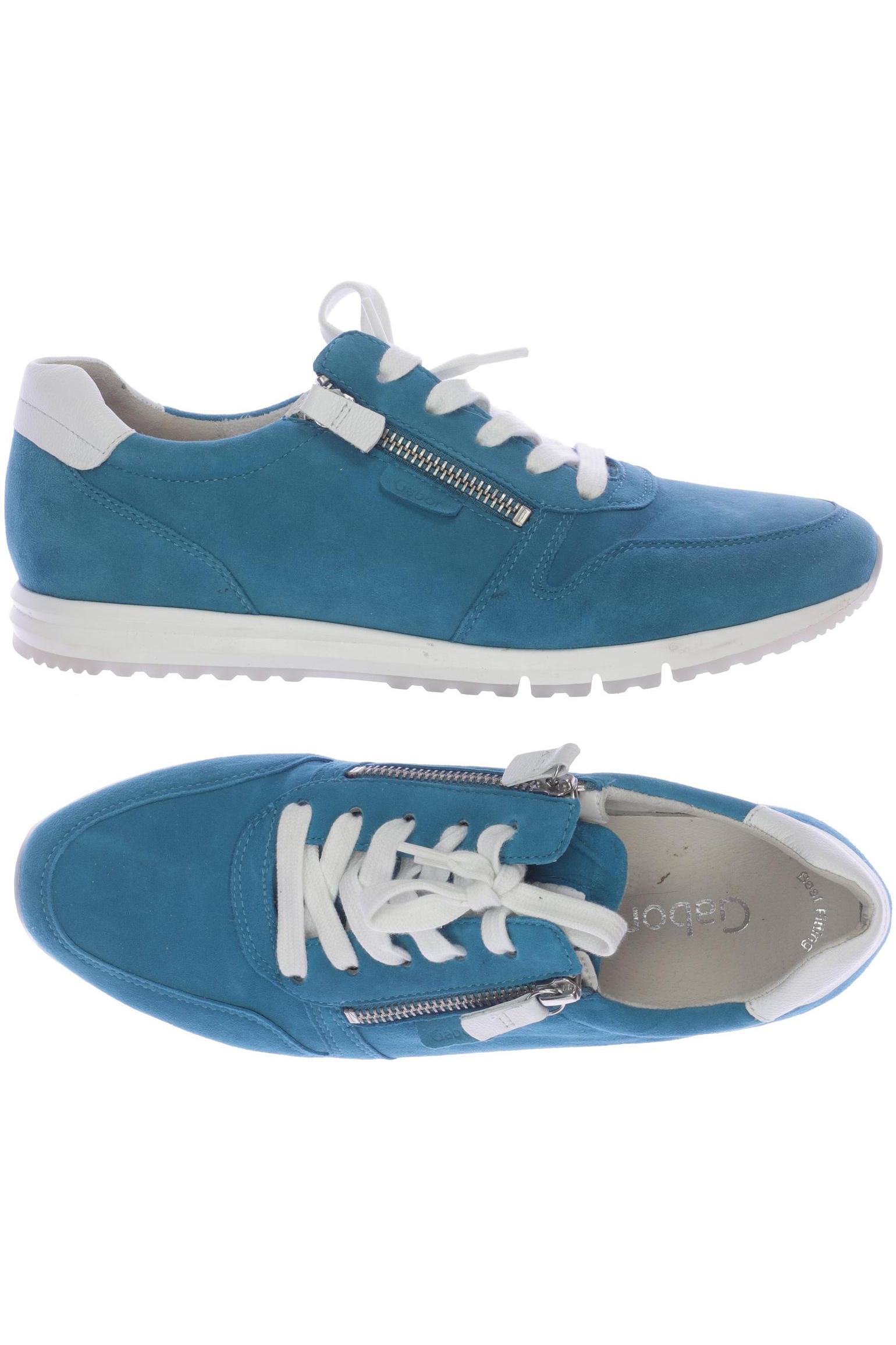 

Gabor Damen Sneakers, blau, Gr. 6.5