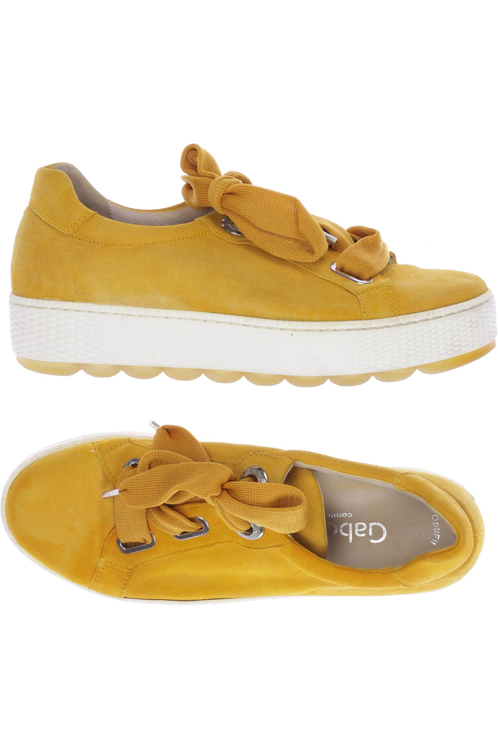 

Gabor Damen Sneakers, gelb, Gr. 5.5