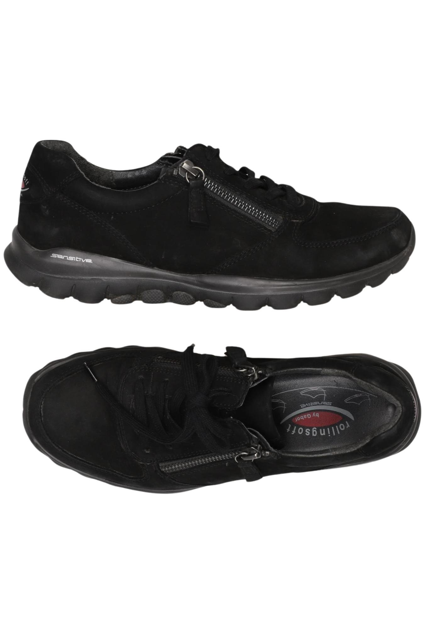 

Gabor Damen Sneakers, schwarz, Gr. 4.5