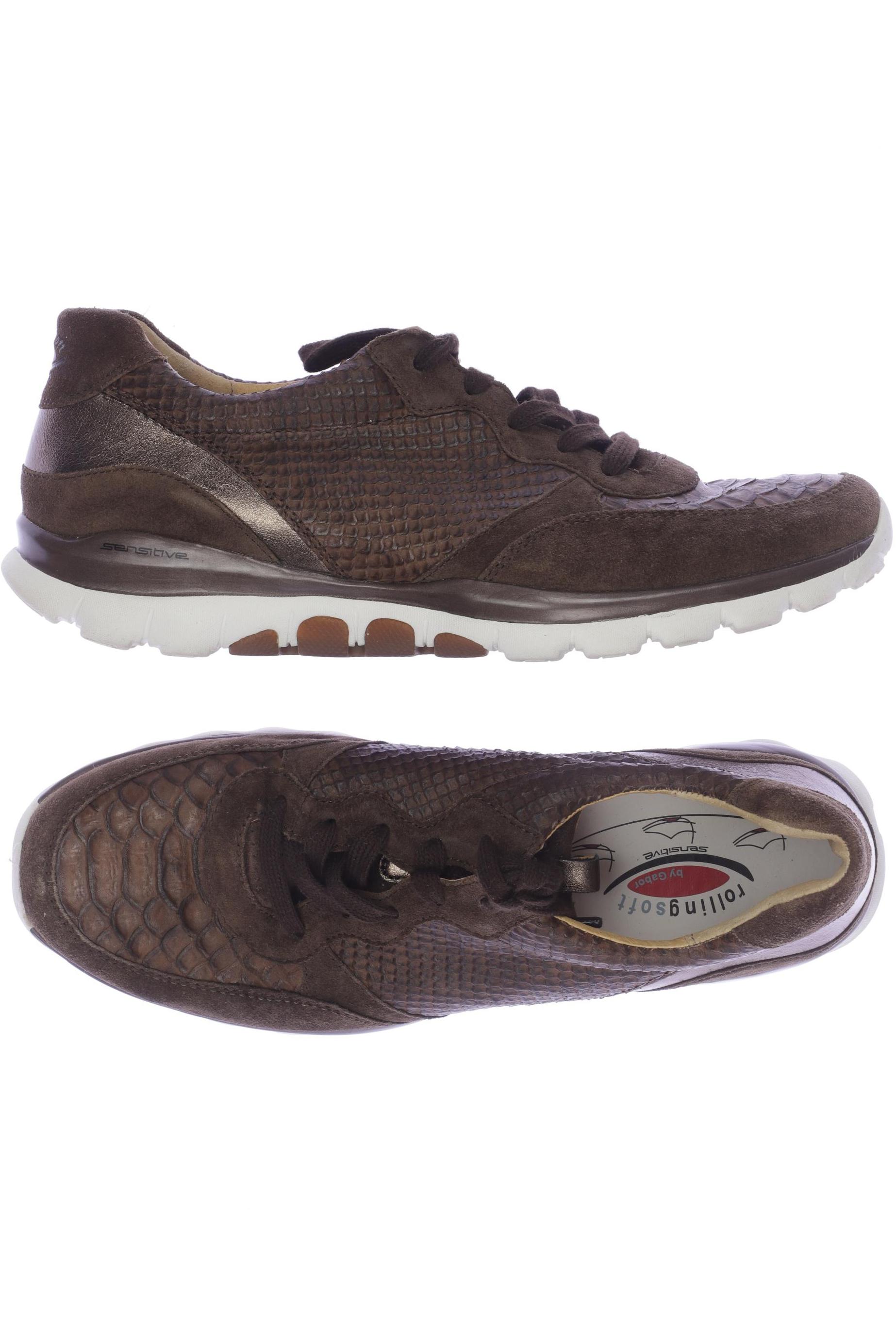 

Gabor Damen Sneakers, braun, Gr. 6.5