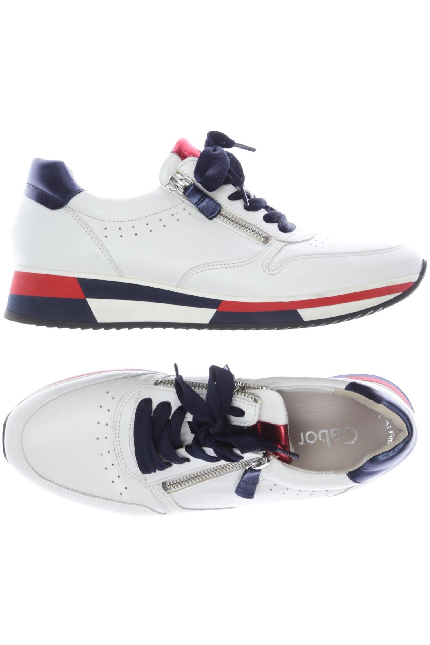 

Gabor Damen Sneakers, weiß, Gr. 6.5