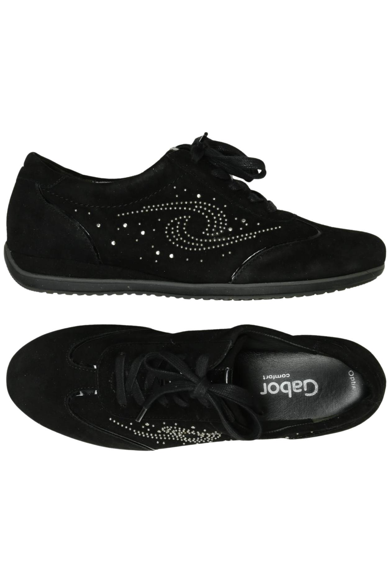 

Gabor Damen Sneakers, schwarz, Gr. 5