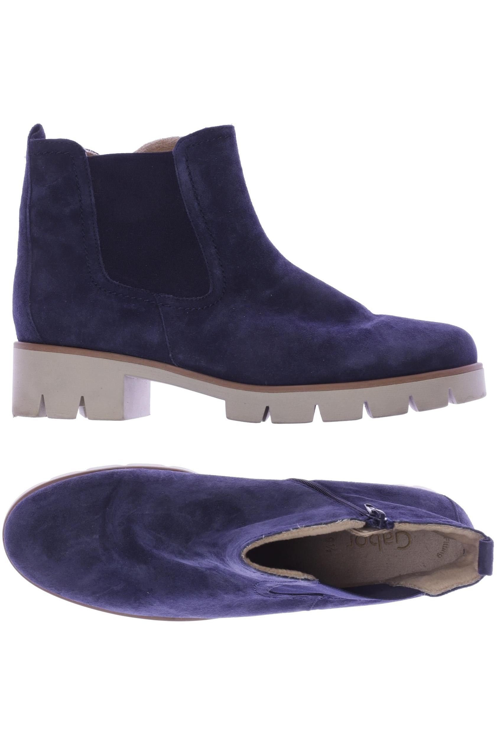 

Gabor Damen Stiefelette, marineblau, Gr. 9.5