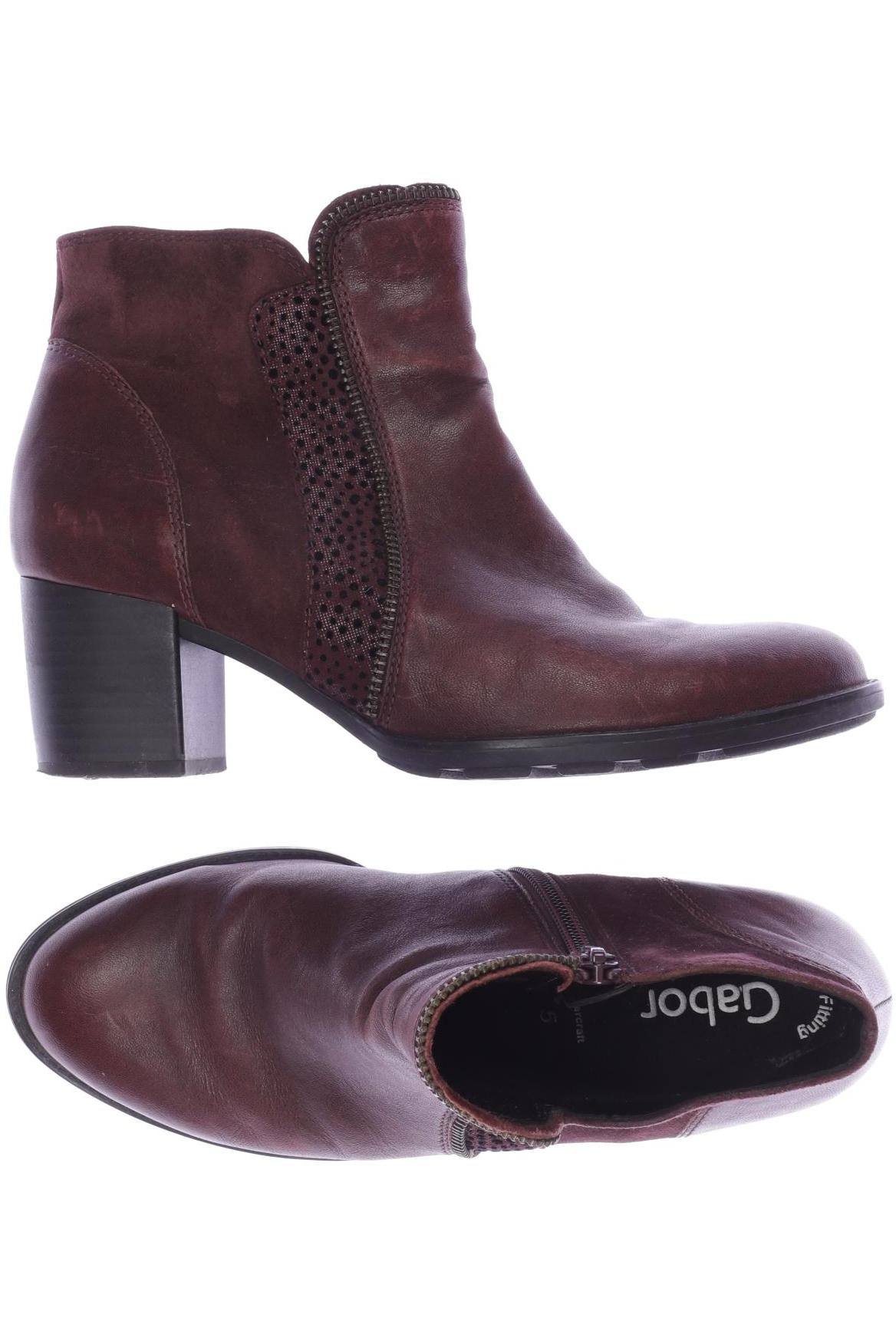 

Gabor Damen Stiefelette, bordeaux, Gr. 5