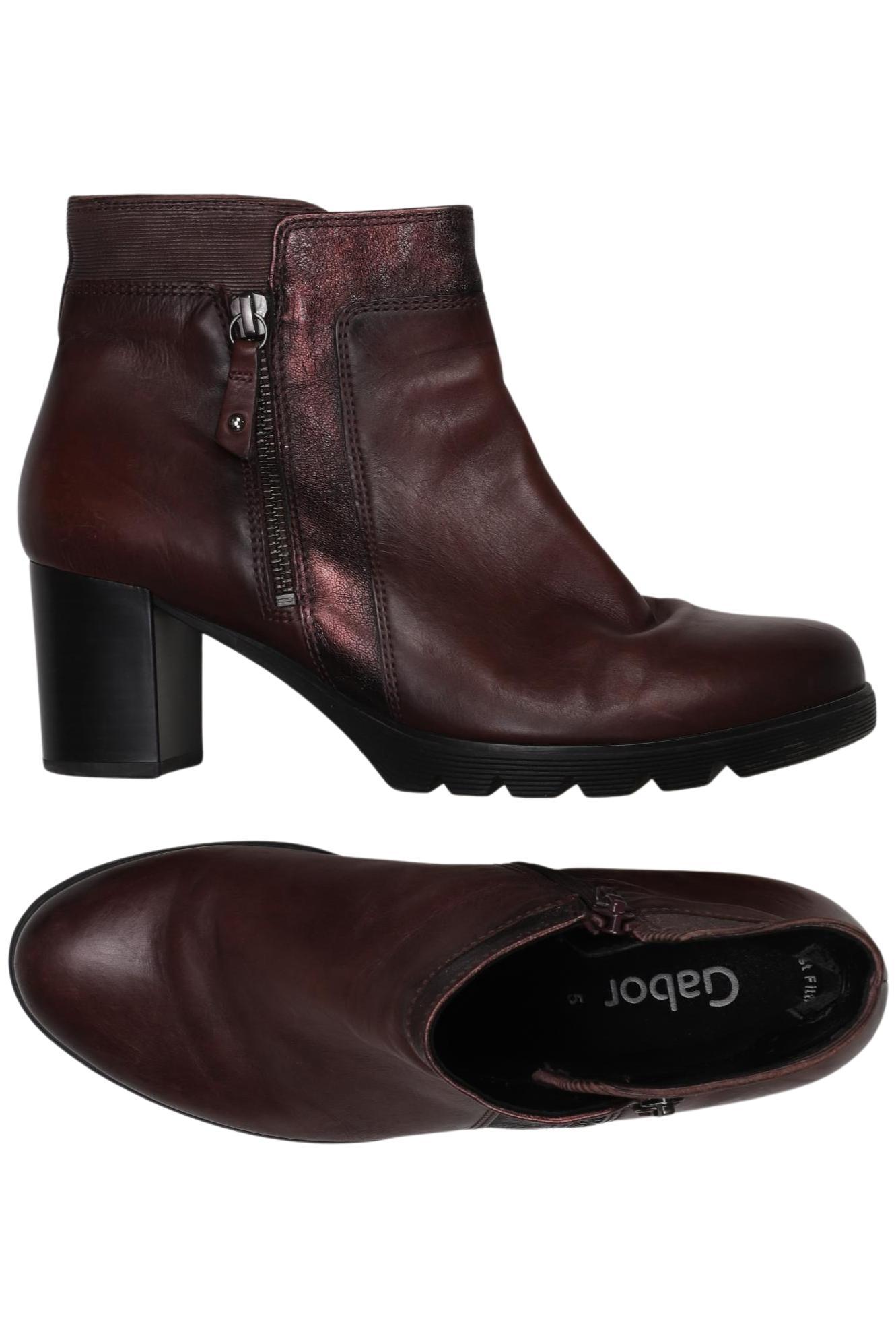 

Gabor Damen Stiefelette, bordeaux, Gr. 5