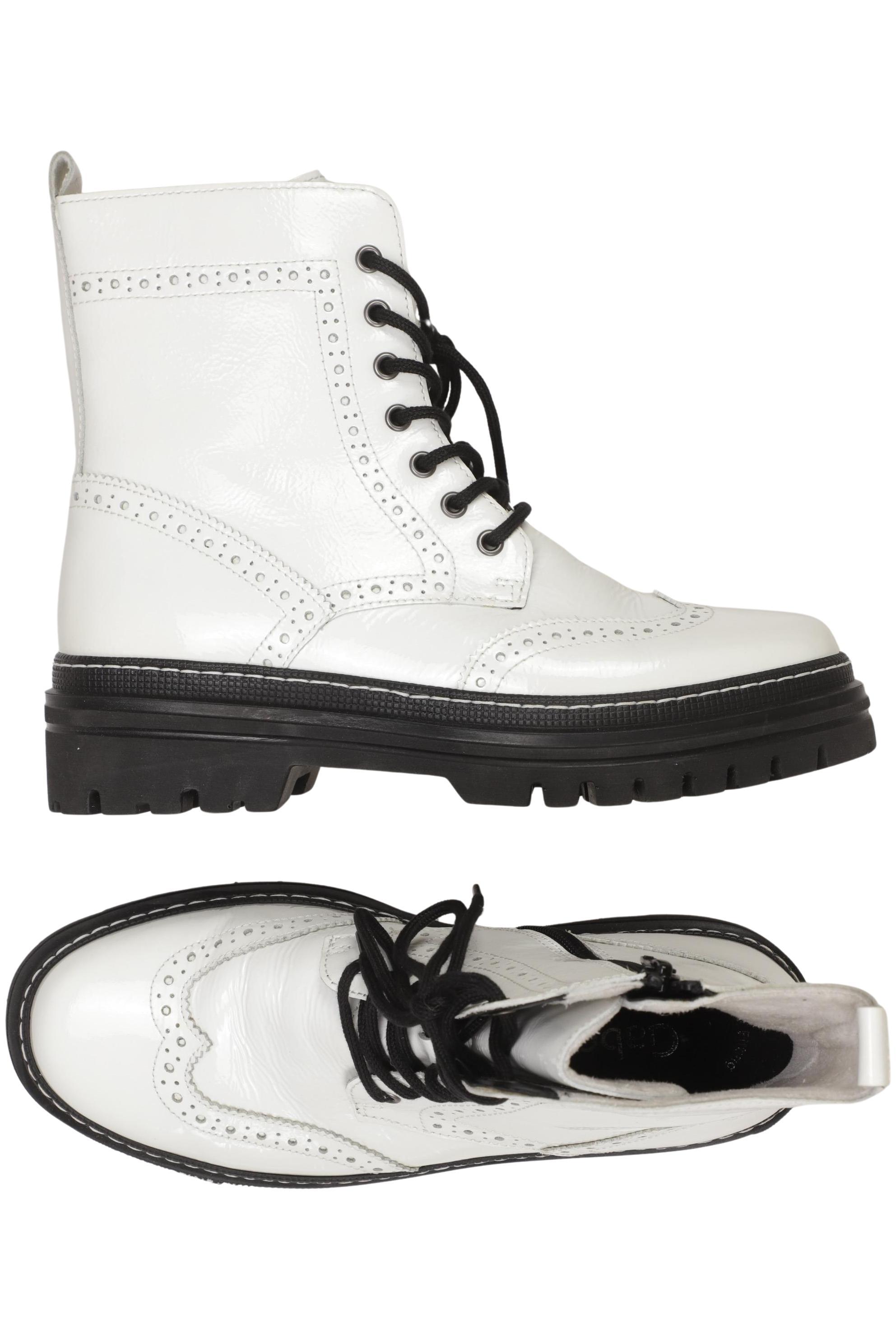 

Gabor Damen Stiefelette, weiß, Gr. 5