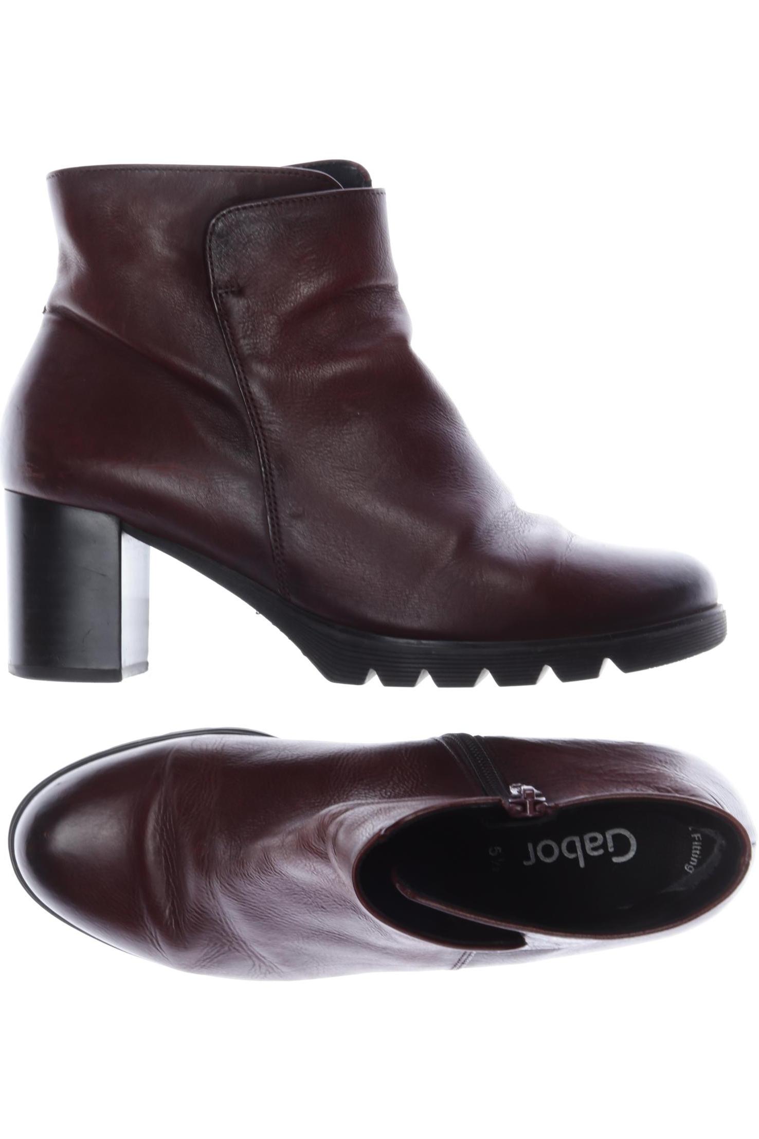 

Gabor Damen Stiefelette, bordeaux, Gr. 5.5